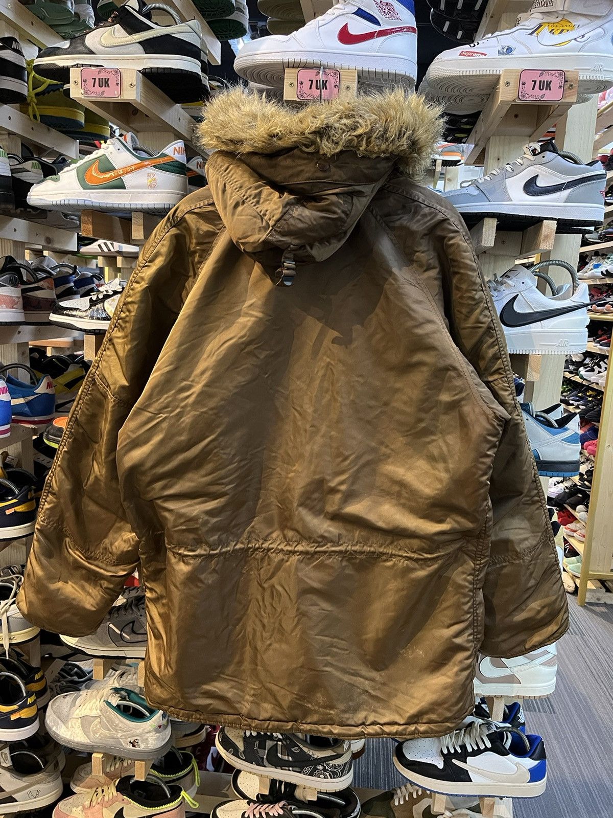 Alpha Industries × Vintage ALPHA INDUSTRIES MOHAIR JACKET Size US XL / EU 56 / 4 - 13 Thumbnail