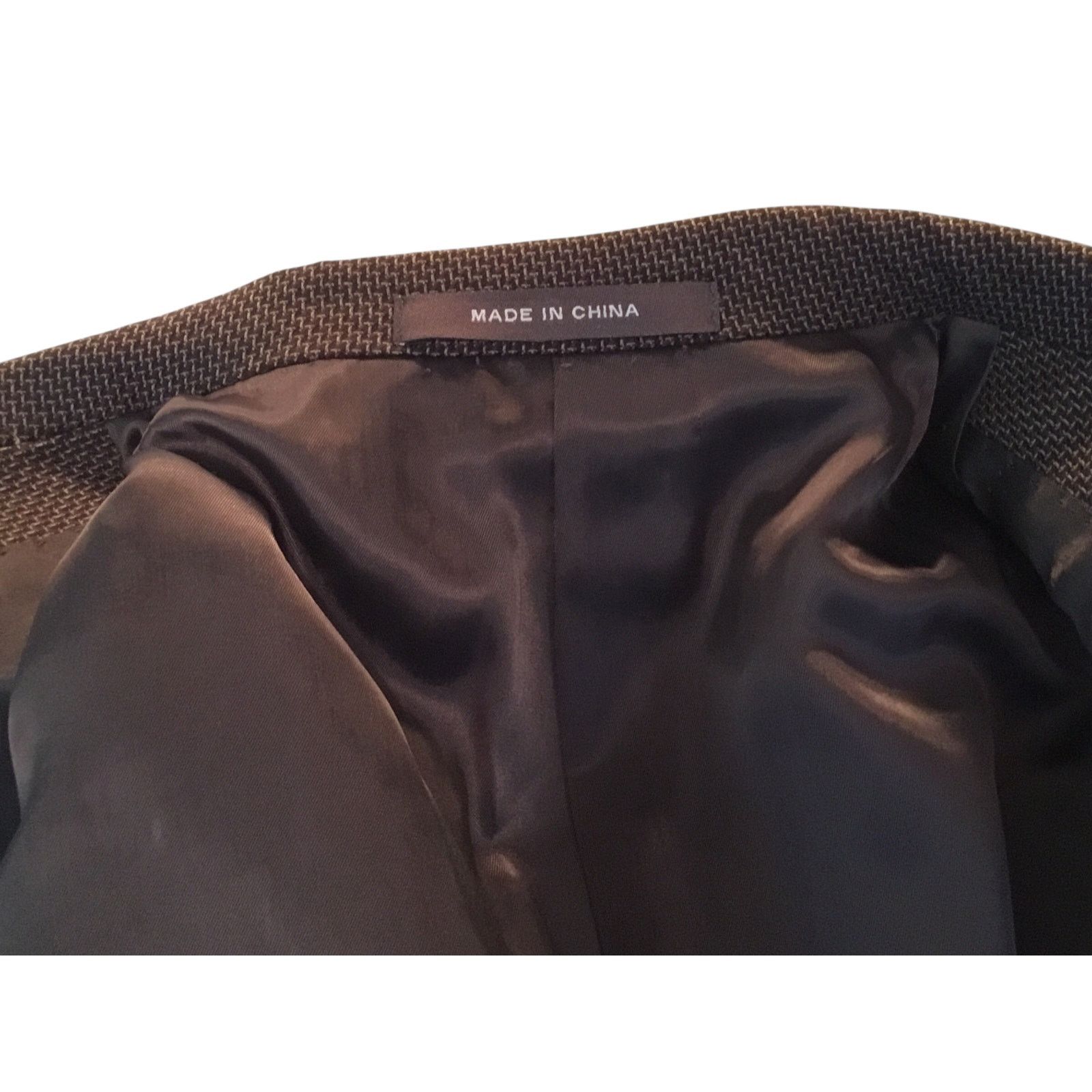 Kenneth Cole Kenneth Cole Reaction Sport Coat 42R Brown Tweed Blazer Size US L / EU 52-54 / 3 - 11 Thumbnail
