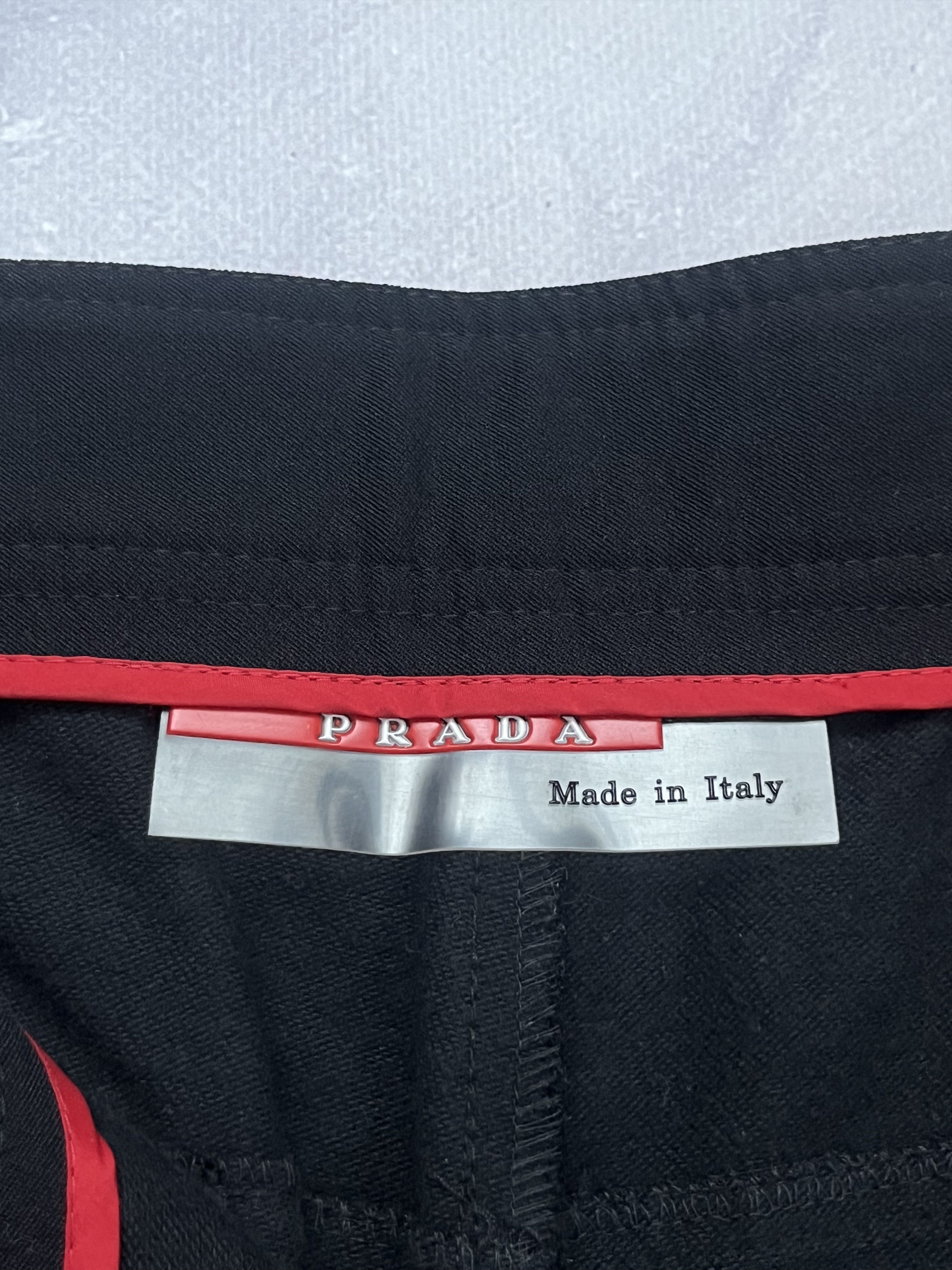 Prada Vintage Prada Bondage Nylon Ski Pants Black Men's Size 50 Size US 34 / EU 50 - 11 Thumbnail