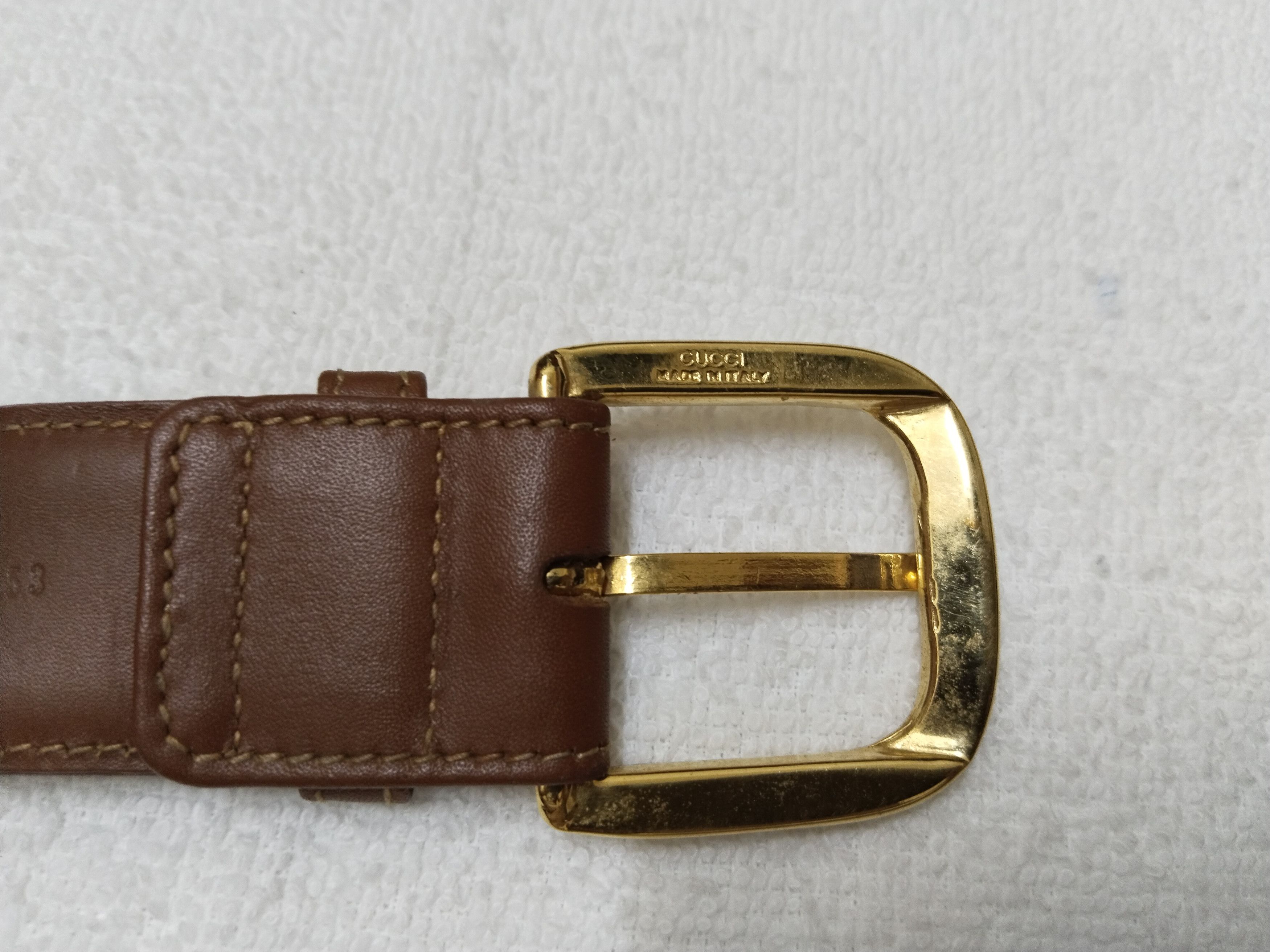 Gucci Gucci Leather Belt Size 36 - 5 Thumbnail