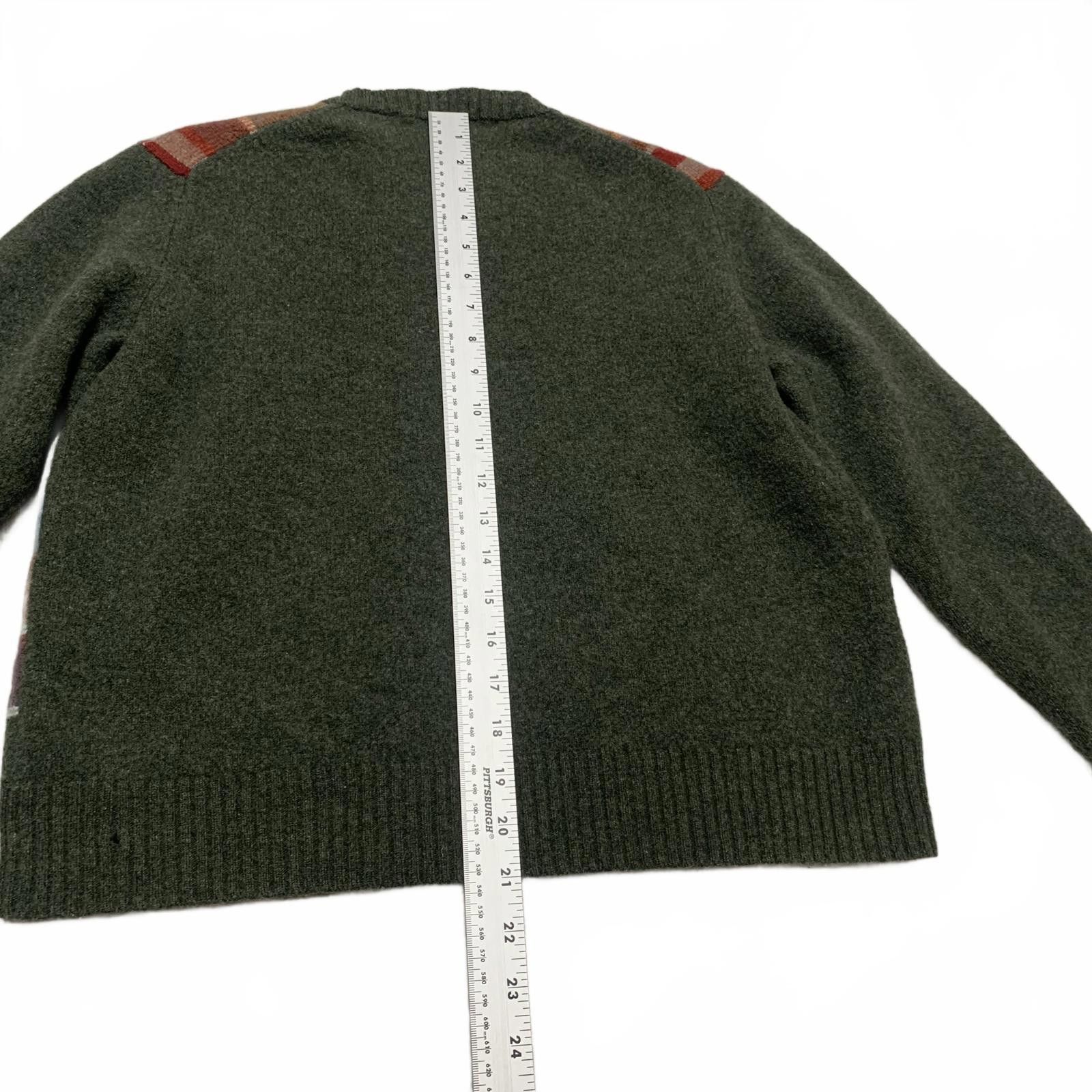 Grant Thomas Grant Thomas Men's Size Large Plaid Wool Sweater Size US L / EU 52-54 / 3 - 5 Thumbnail