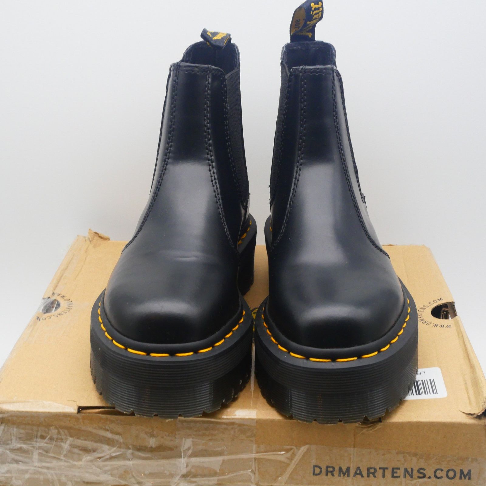 Dr. Martens NEW Dr. Martens Black 2976 Quad Retro Platform Chelsea Boots Size US 6 / IT 36 - 3 Thumbnail