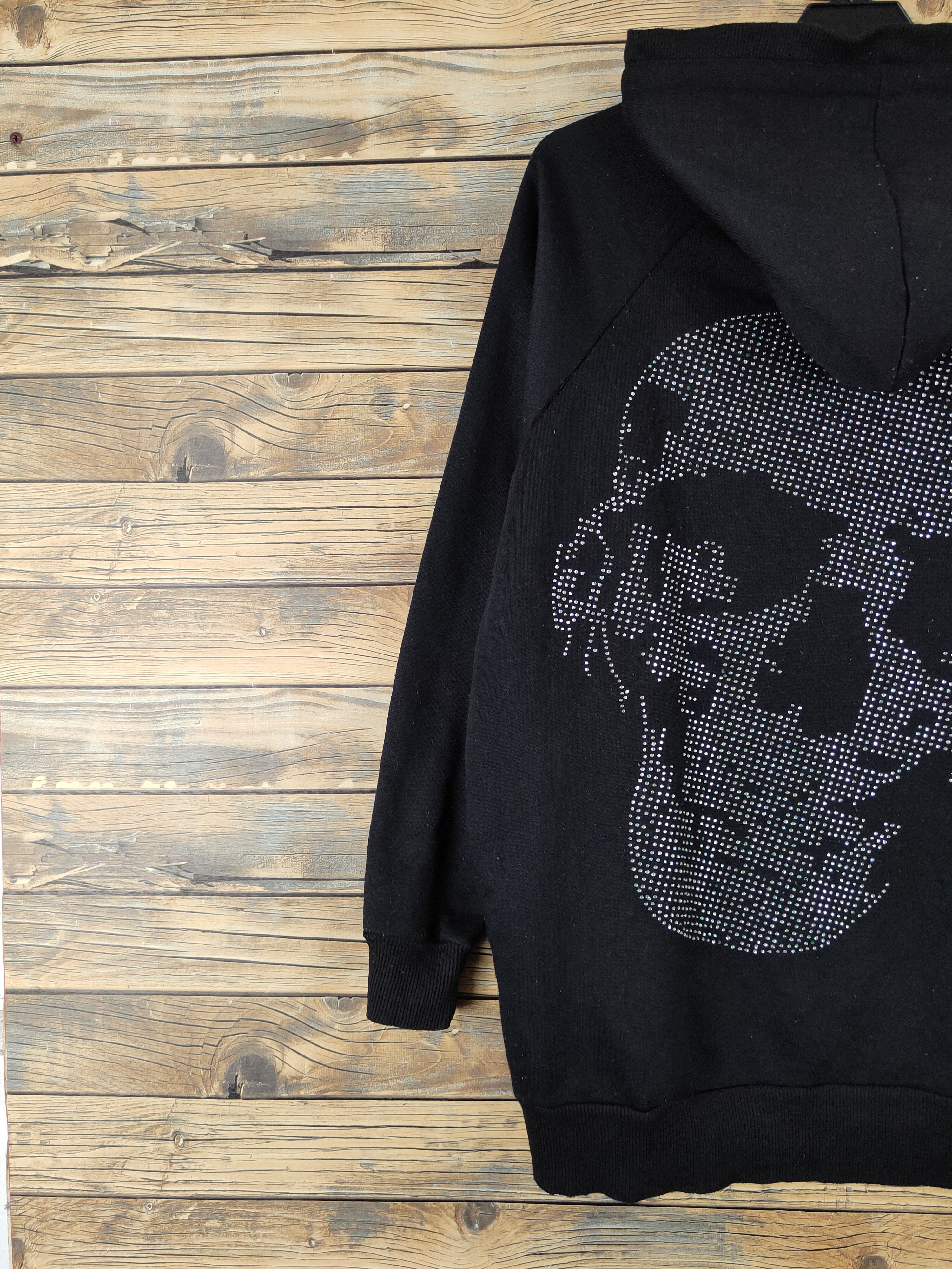 Japanese Brand DL Shake Shake Black Skull Hoodie Sweaters #423 Size US L / EU 52-54 / 3 - 2 Thumbnail
