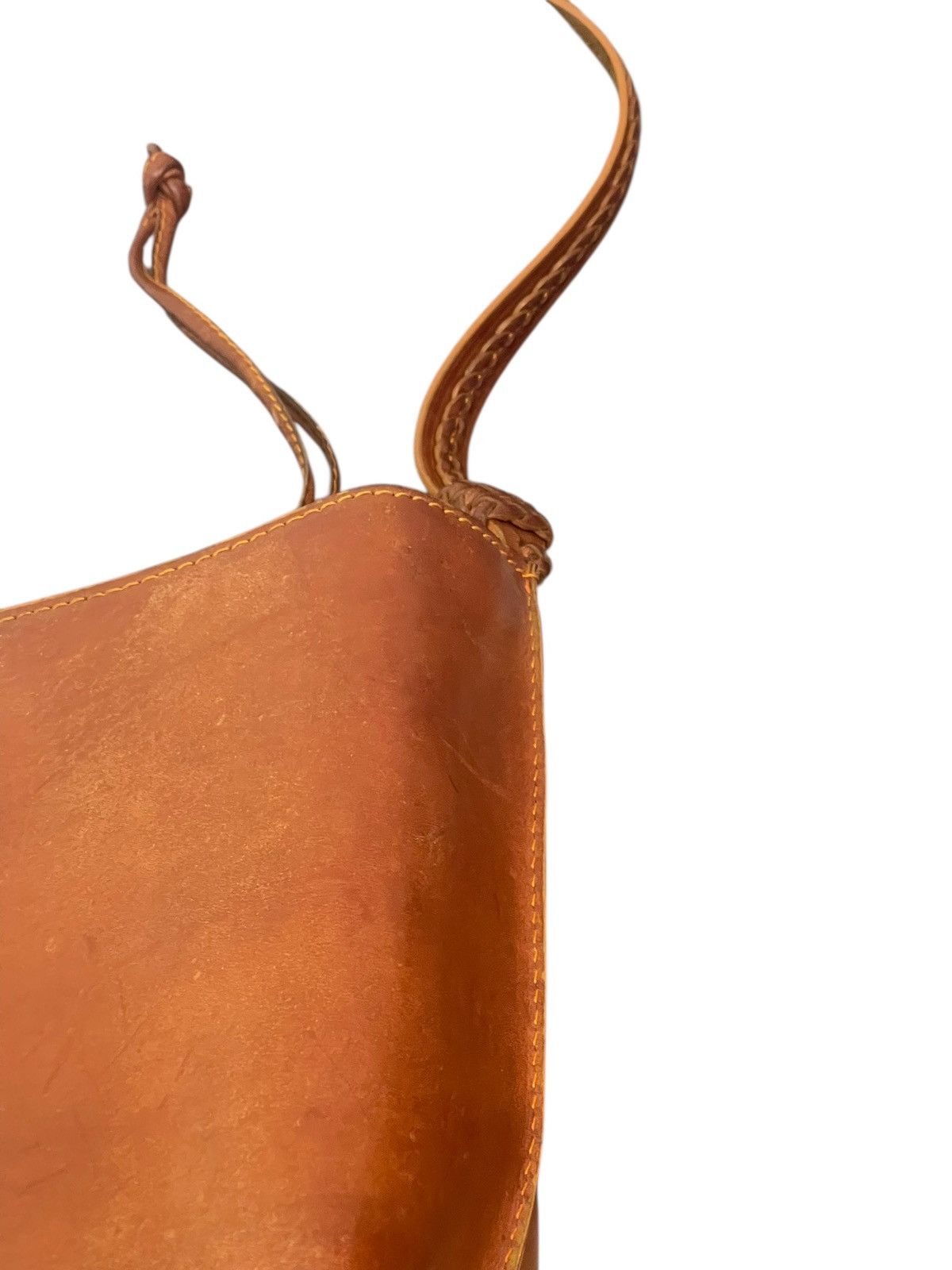 Comme des Garcons × Stussy Full Leather Beauty Patina Re Creation Cross Body Bag 2🟩0 Size ONE SIZE - 8 Thumbnail