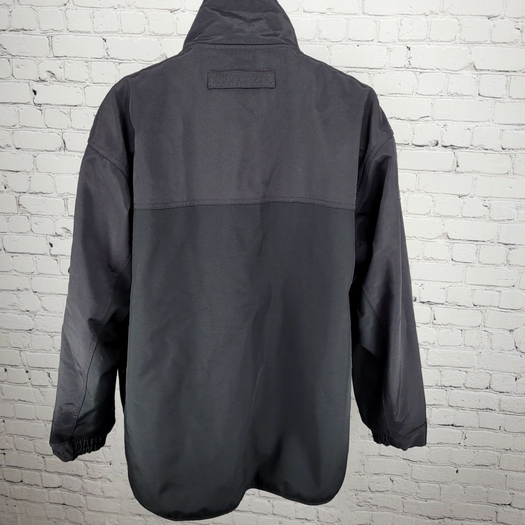 Vintage Duluth Trading Jacket XL Black Tradesmen Cargo Utility Fleece Lined Workwear Zip Mens Size US XL / EU 56 / 4 - 2 Thumbnail