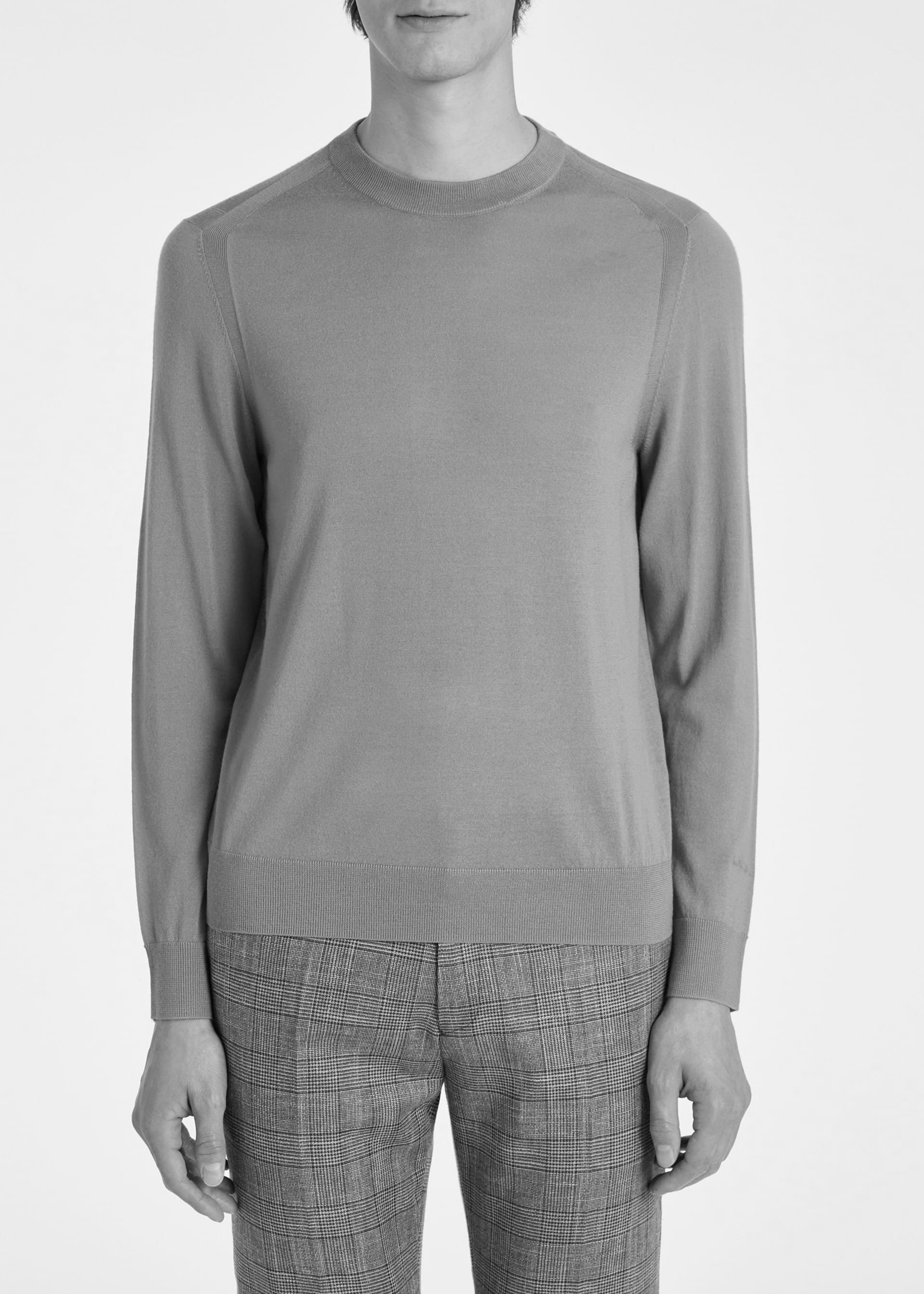 Paul Smith PAUL SMITH mainline brown merino wool sweater Medium Size US M / EU 48-50 / 2 - 2 Thumbnail
