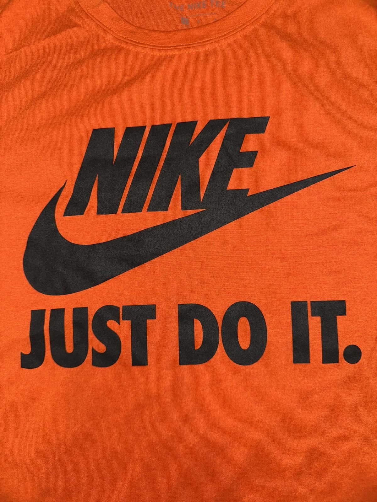 Nike Nike Men’s Dri-FIT Futura Swoosh Logo Just Do It T-Shirt Size US L / EU 52-54 / 3 - 3 Thumbnail