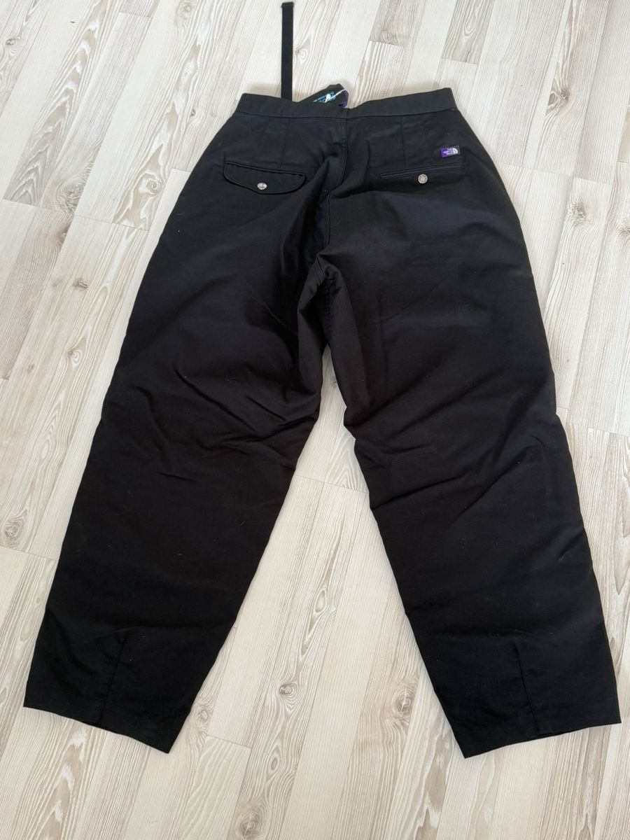 The North Face Purple Label Stretch Twill Wide Tapered Pants Black Size 29" - 3 Thumbnail