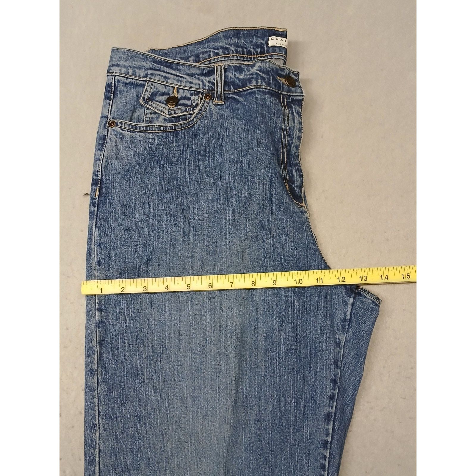 Other Crazy Horse (18) Womens Straight Stretch Blue Denim Jeans Size 40" / US 18 - 5 Thumbnail