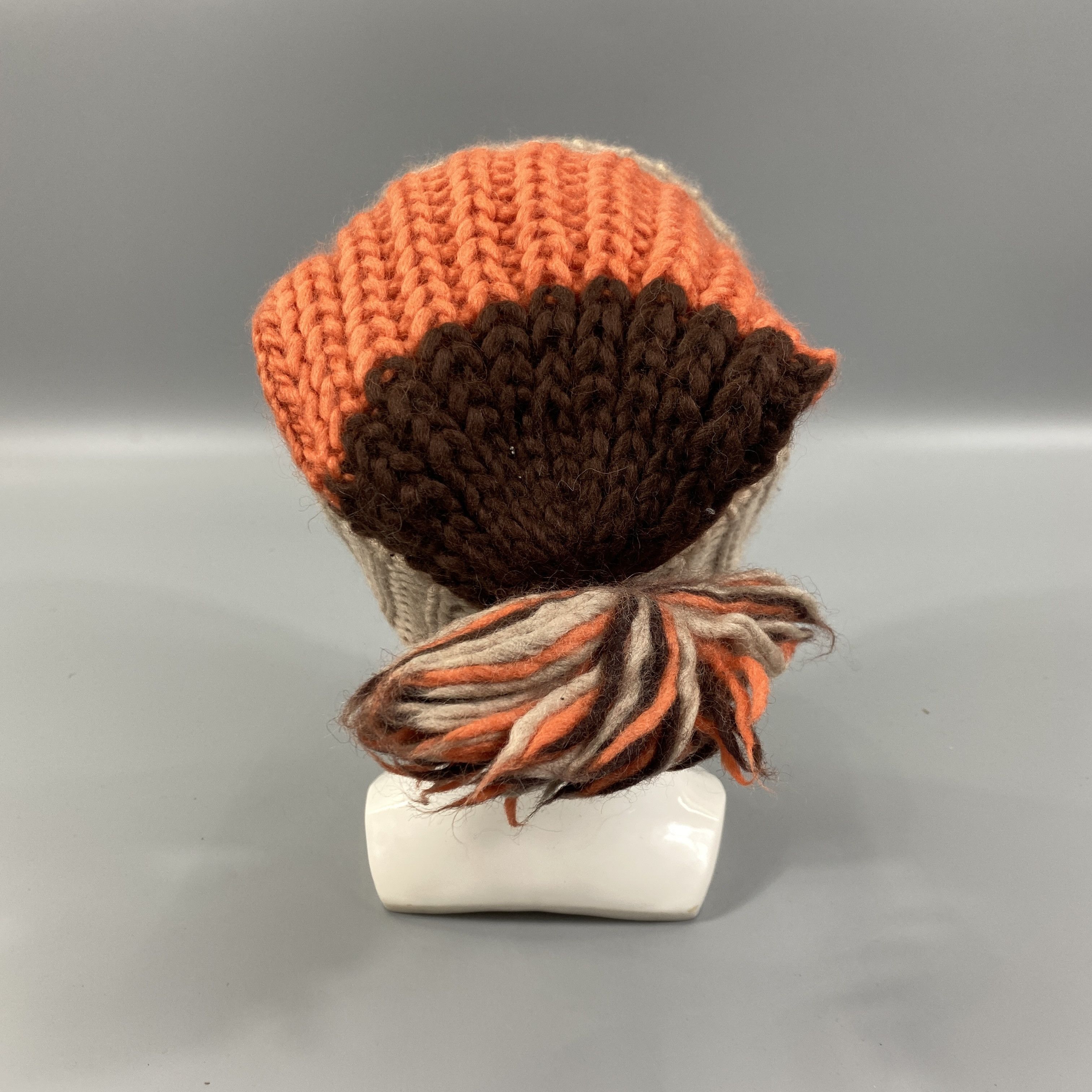 Japanese Brand Knitted Three Color Beanie Hats -BN1175 Size ONE SIZE - 4 Thumbnail