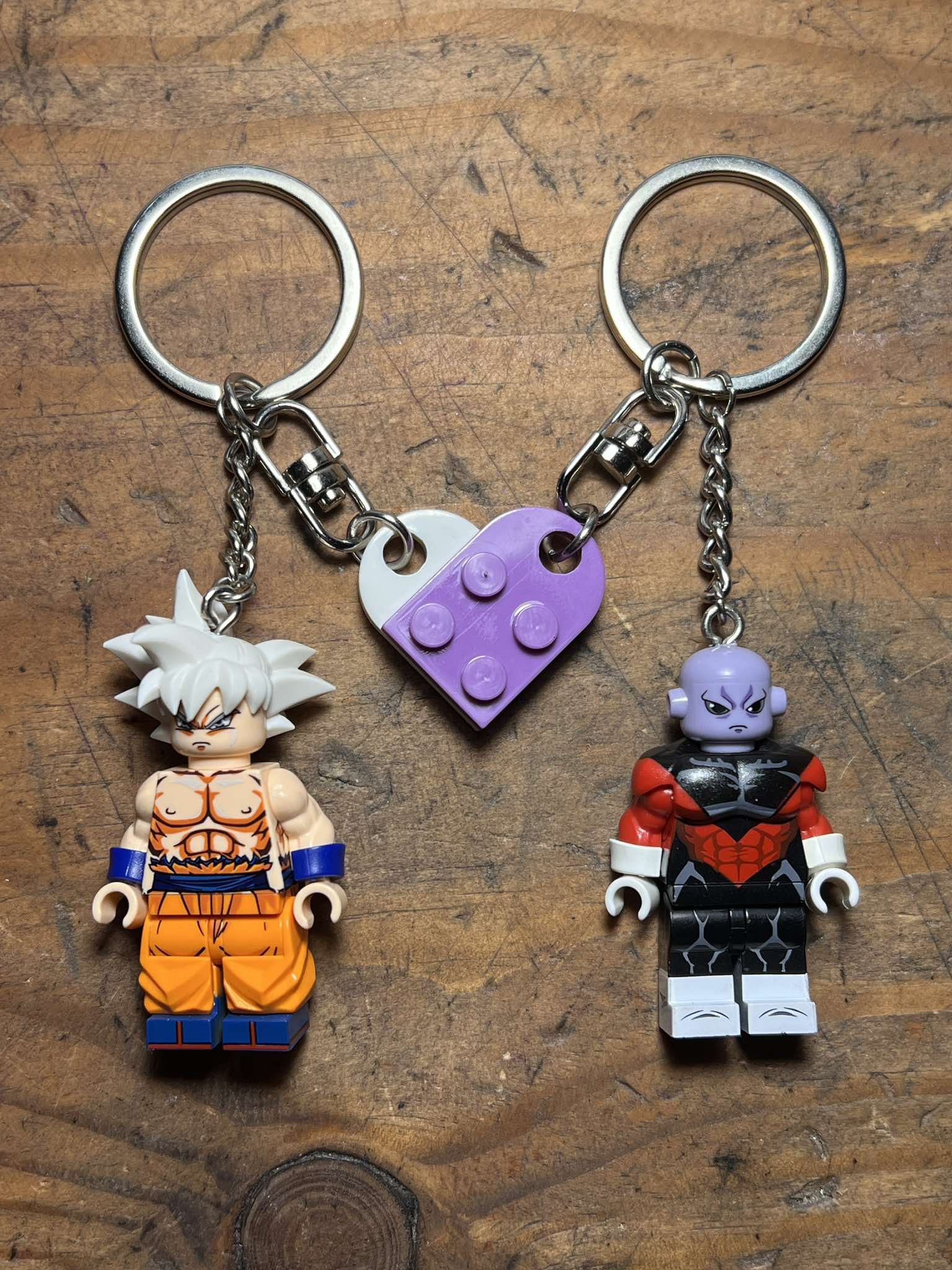 Other Dragon Ball Z Goku Jiren anime minifigure keychain Size ONE SIZE - 2 Thumbnail