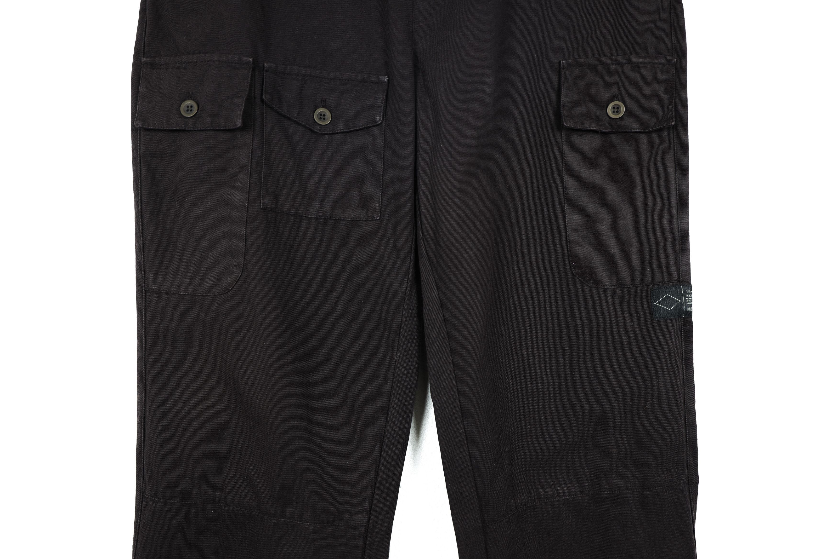 SCRT Scrt Stay Creative Dark Brown Multi Cargo Pants Y2K Size US 34 / EU 50 - 3 Thumbnail
