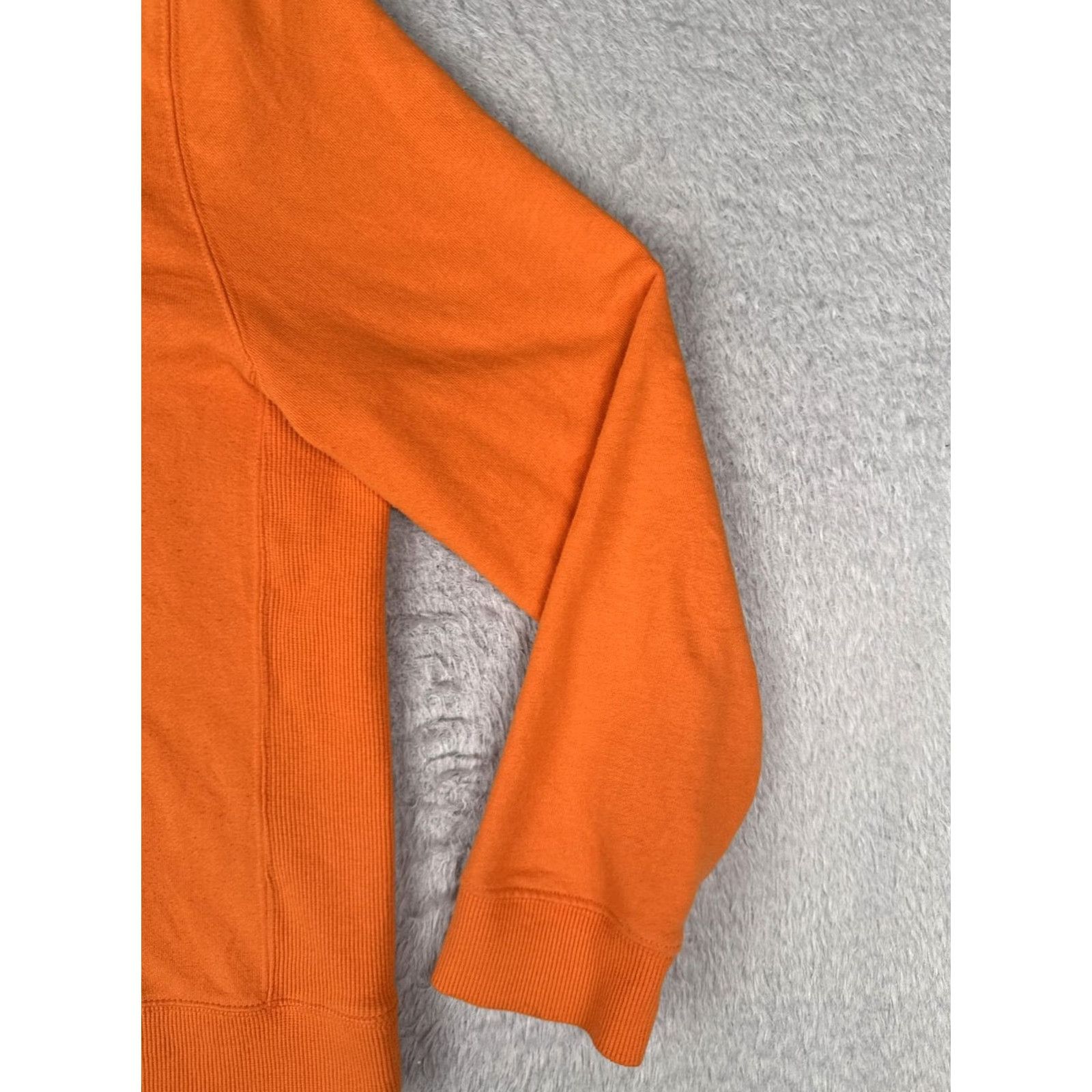 Tommy Hilfiger Tommy Jeans Sweater Hoodie Womens L Orange Logo Hooded Top Size L / US 10 / IT 46 - 2 Thumbnail