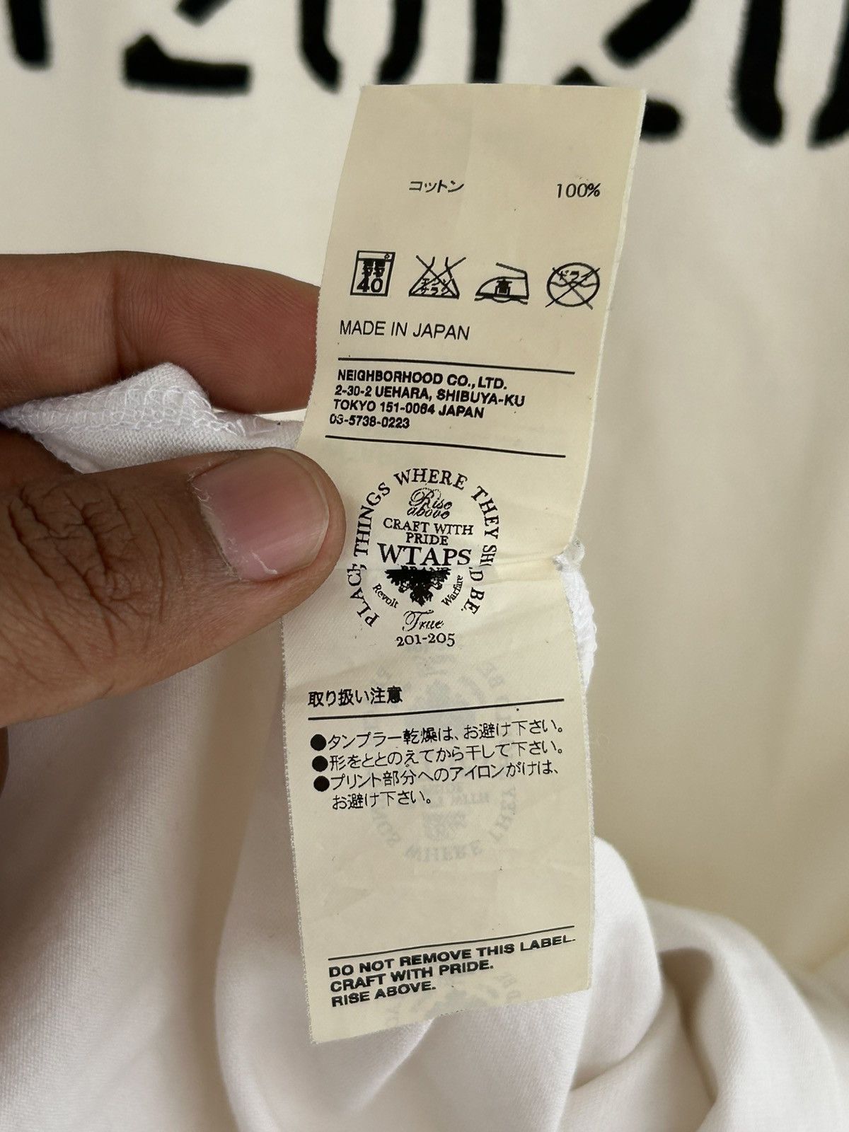 Wtaps Wtaps Extreme Prejudice Vintage White Punk Tee Size US M / EU 48-50 / 2 - 8 Thumbnail