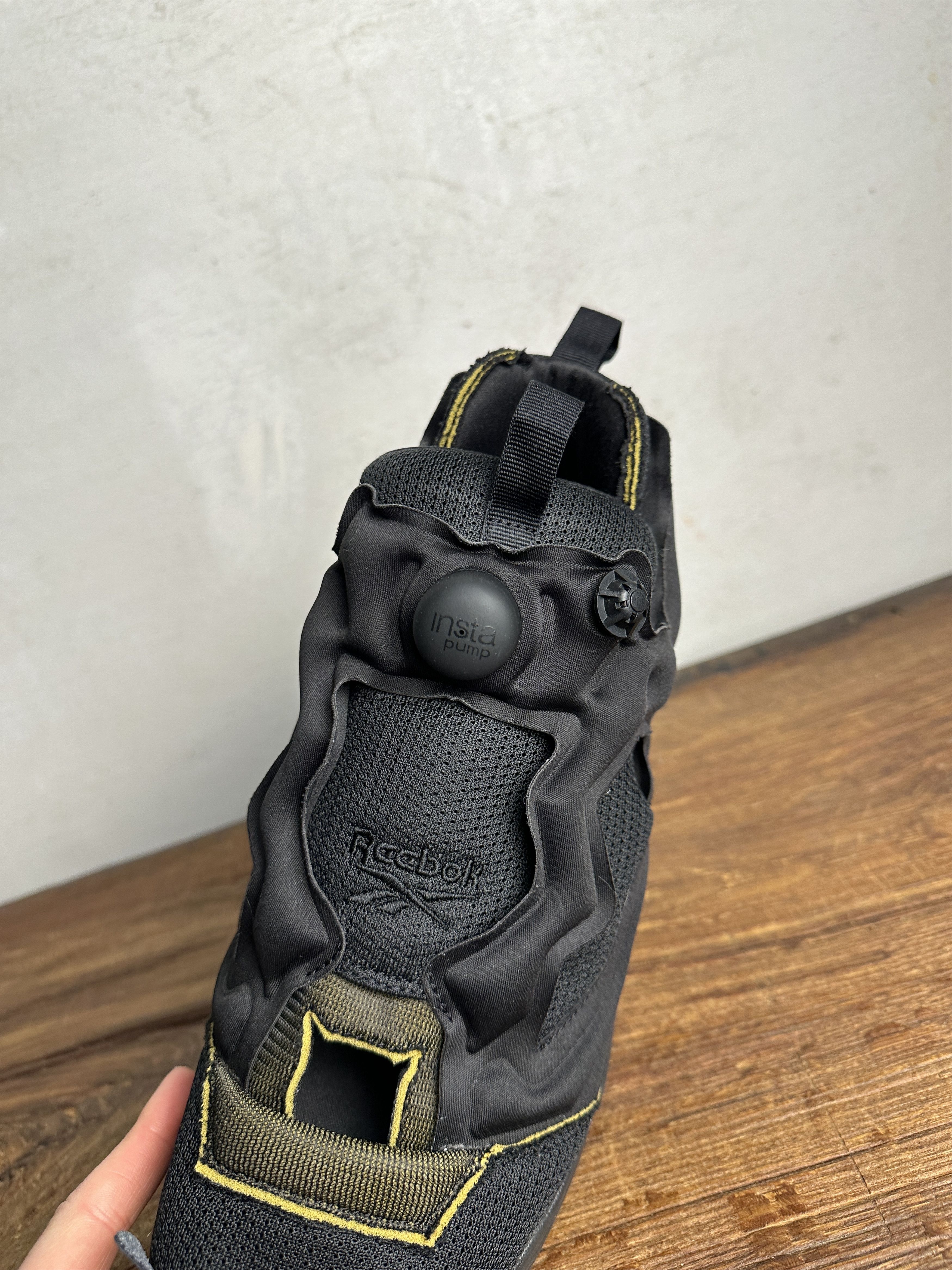 Maison Margiela × Reebok REEBOK MAISON MARGIELA INSTAPUMP FURY MEMORY OF SHOES BLACK Size US 11.5 / EU 44-45 - 7 Thumbnail