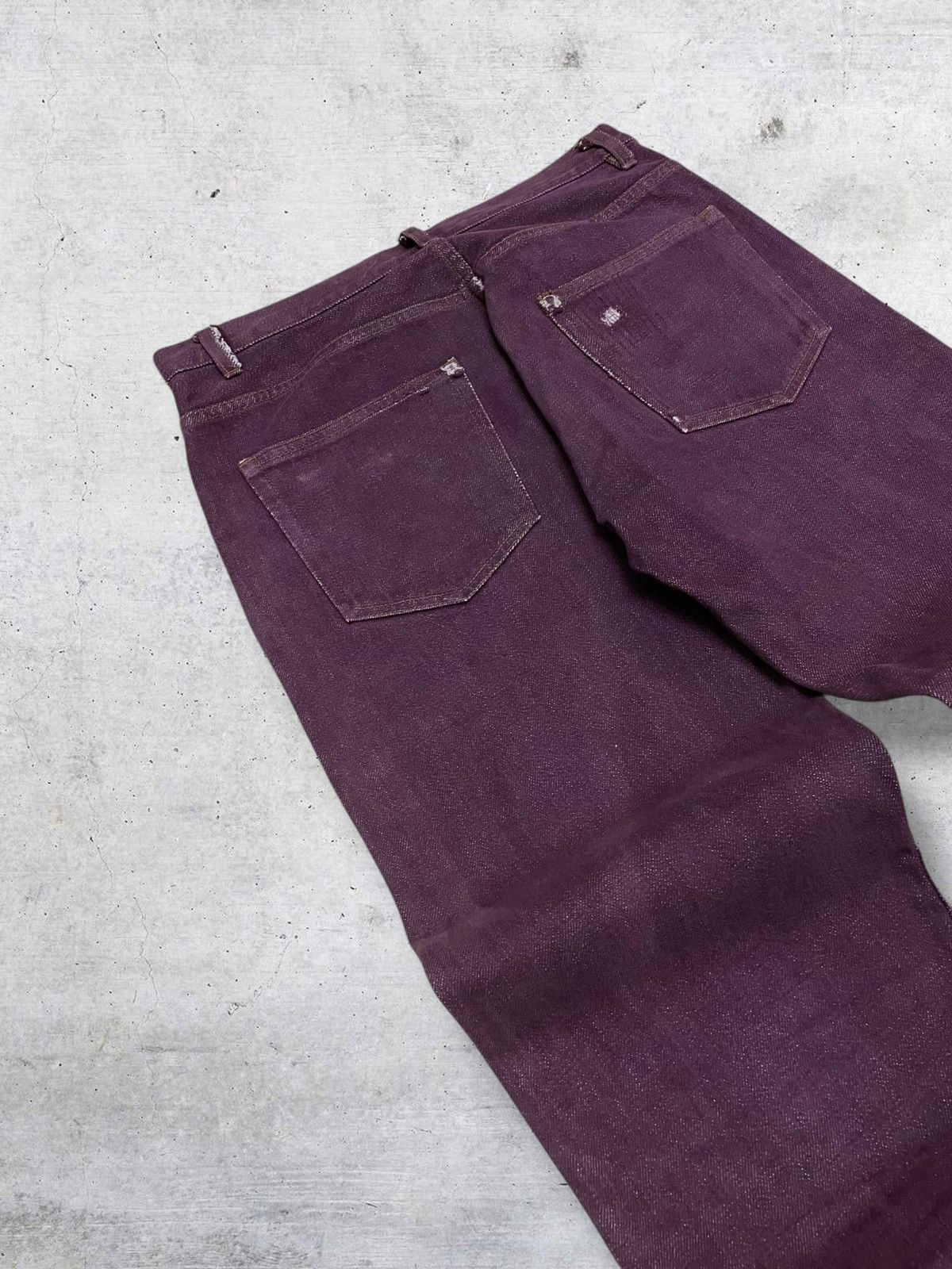 A.P.C. VINTAGE A.P.C OG 90S DESIGNER SELVEDGE UNIQUE COLOUR DENIM Size US 30 / EU 46 - 18 Thumbnail