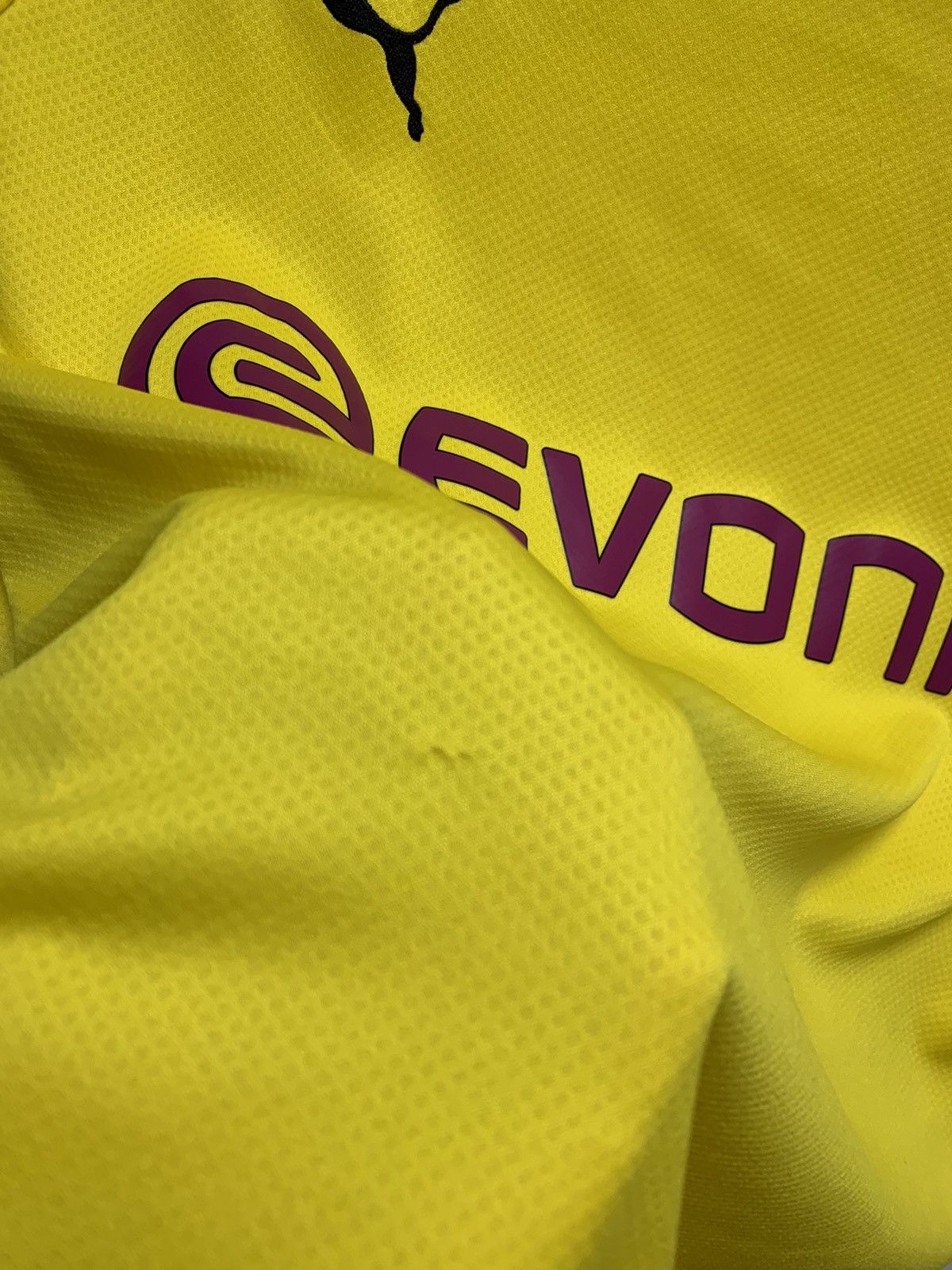 Puma Borrusia Dortmund BVB soccer jersey Xl sz Econik Opel Puma Size US XL / EU 56 / 4 - 8 Thumbnail