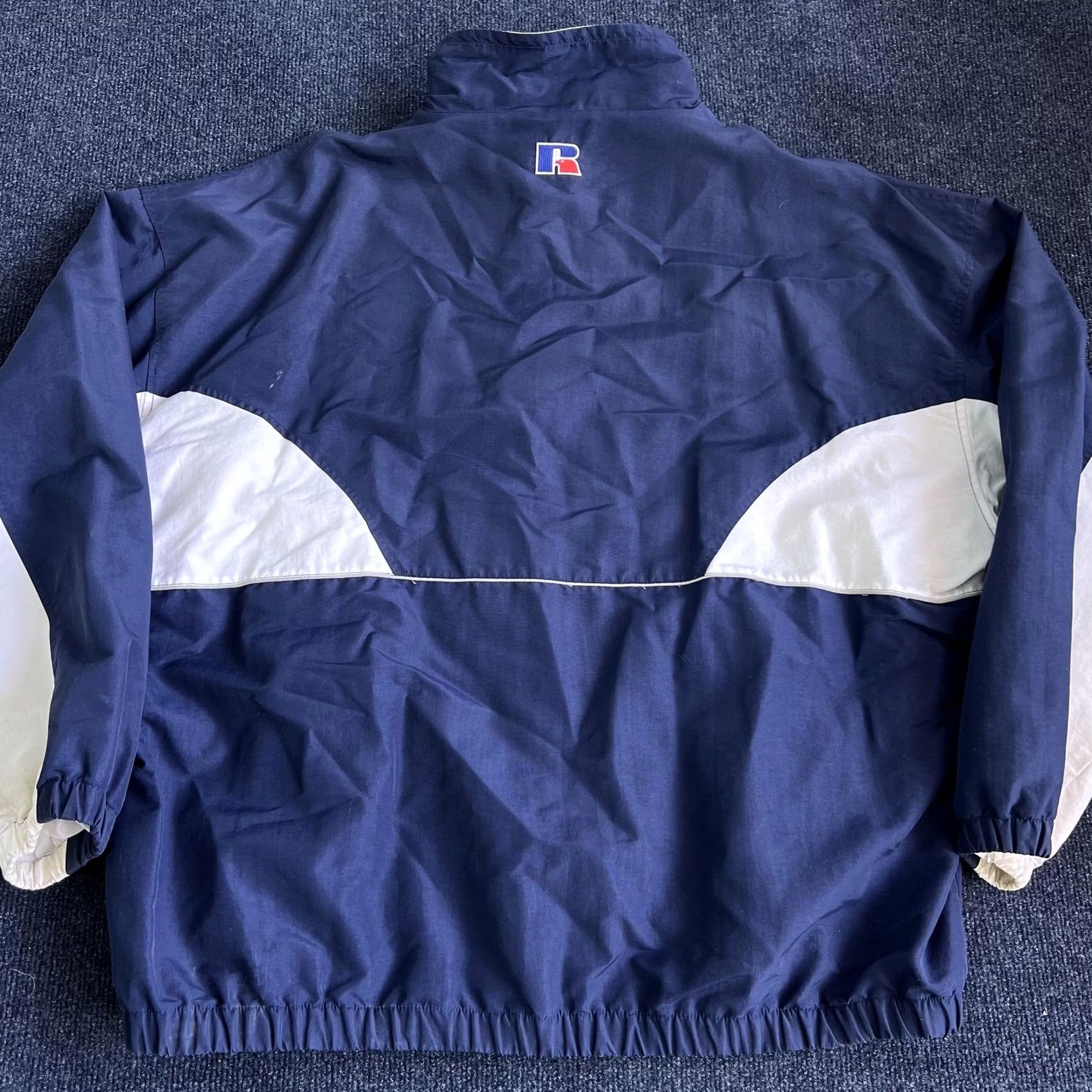 Russell Athletic Vintage Russell Athletic Jacket Mens 2XL Blue Full Zip Football Windbreaker 90s Size US XXL / EU 58 / 5 - 4 Thumbnail