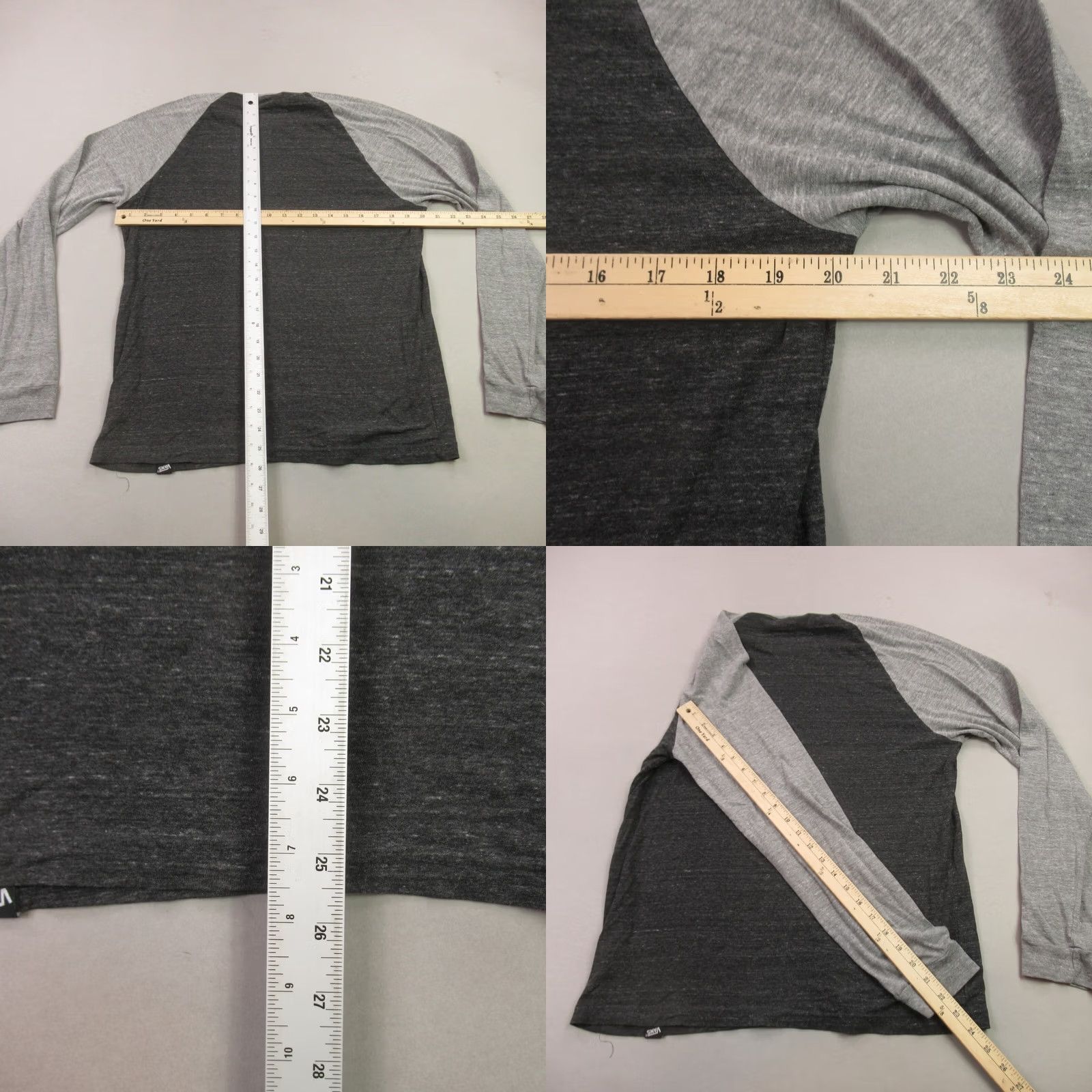 Vans Vans Shirt Mens Large Long Sleeve Crew Neck Lightweight Pullover Gray Size US L / EU 52-54 / 3 - 8 Thumbnail