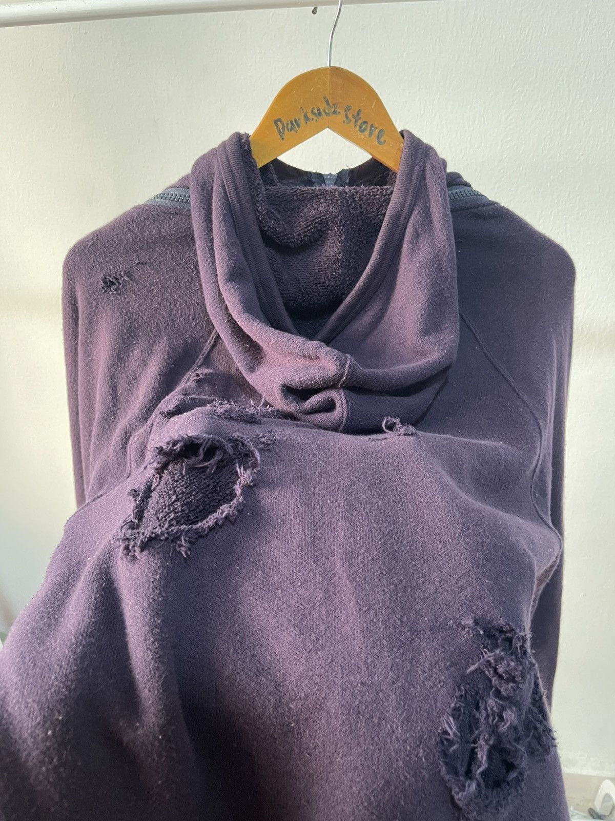 Final Home 90s Final Home Distressed Zipper Hoodie A2 Size US M / EU 48-50 / 2 - 8 Thumbnail