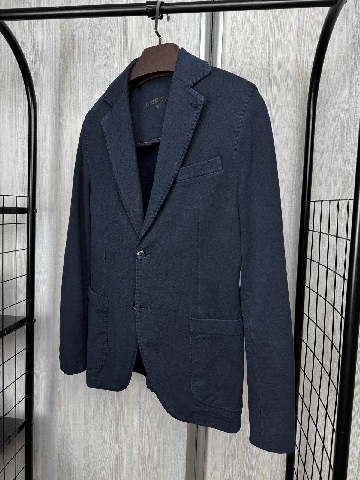 Circolo 1901 Circolo 1901 Navy blue stretch cotton unlined blazer sz 46 Size 36R - 5 Thumbnail