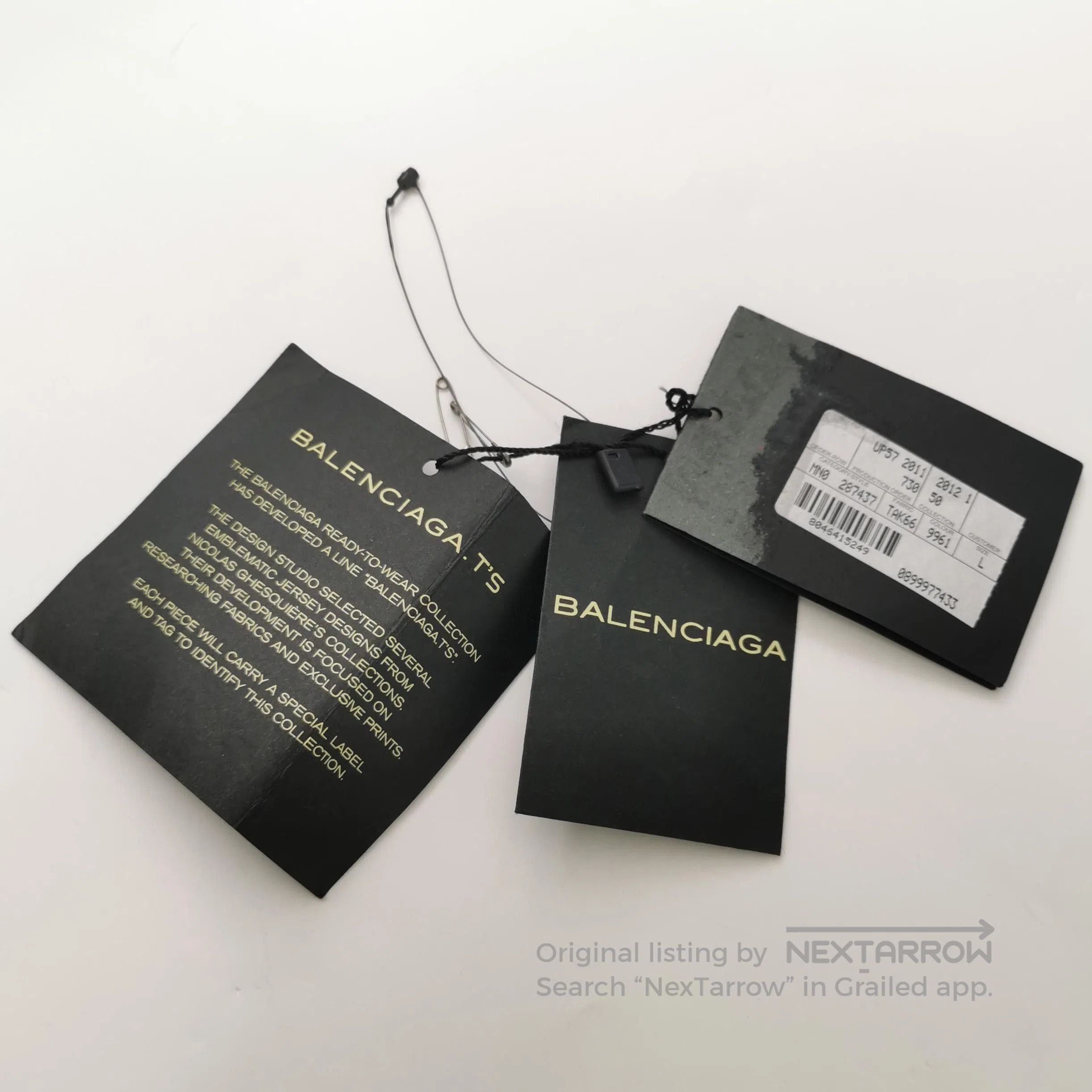 Balenciaga Balenciaga Linen Colorblock Pattern Short. Size L / US 10 / IT 46 - 1 Thumbnail