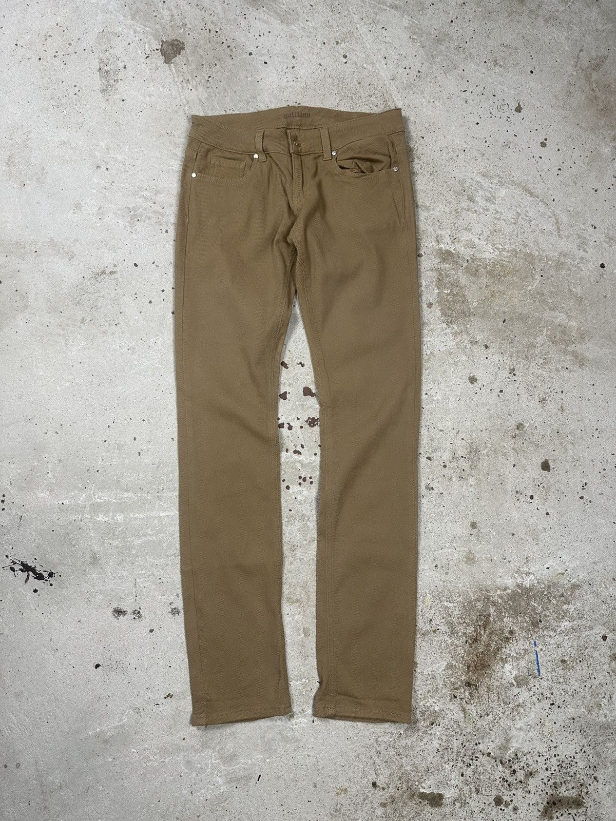John Galliano Galliano Beige Tan Corduroy Pants Size 28" / US 6 / IT 42 - 1 Thumbnail