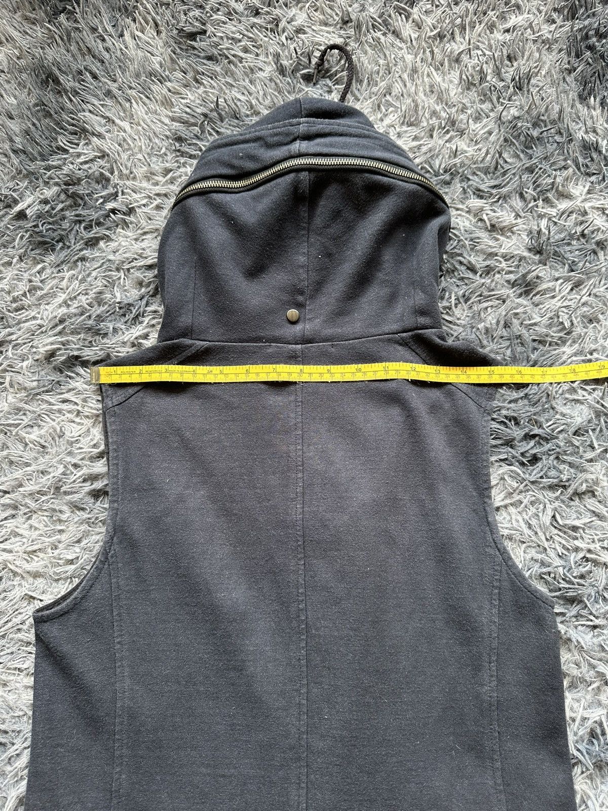 Japanese Brand 00's Blue Tornado sleeveless gimp hoodie Size US S / EU 44-46 / 1 - 13 Thumbnail