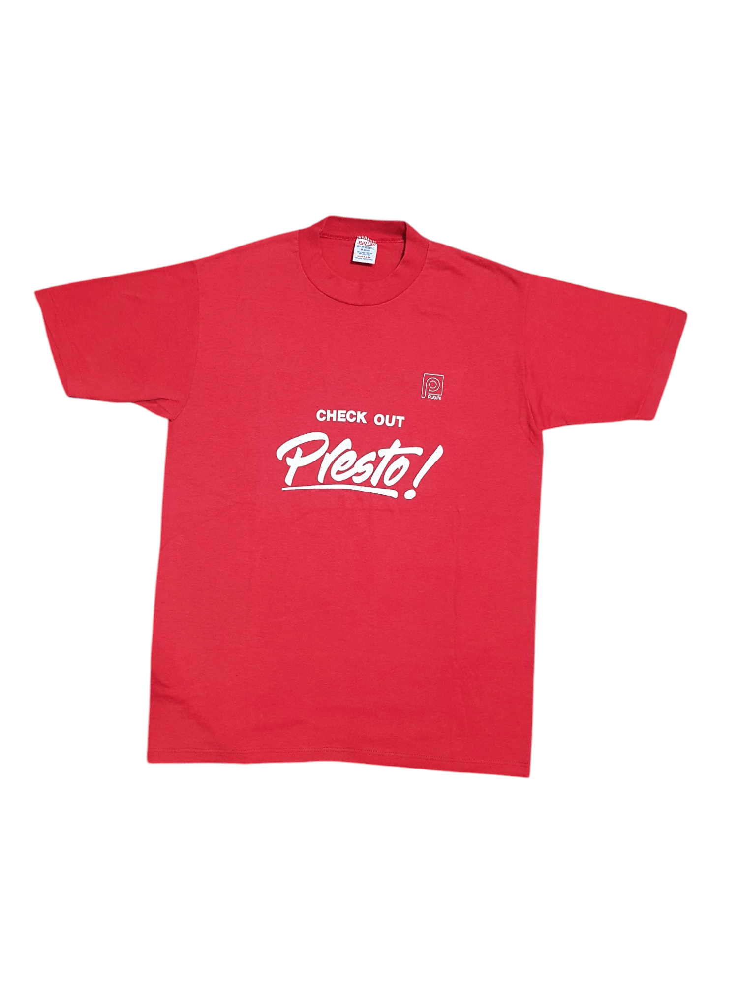 Jerzees × Vintage JERZEES 80’S 18.5”/26” VINTAGE T-SHIRT Size US M / EU 48-50 / 2 - 6 Thumbnail
