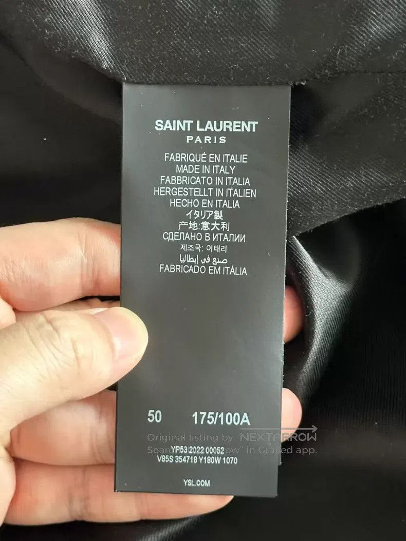 Saint Laurent Paris Saint Laurent Paris Baseball Jacket i Size US M / EU 48-50 / 2 - 4 Thumbnail