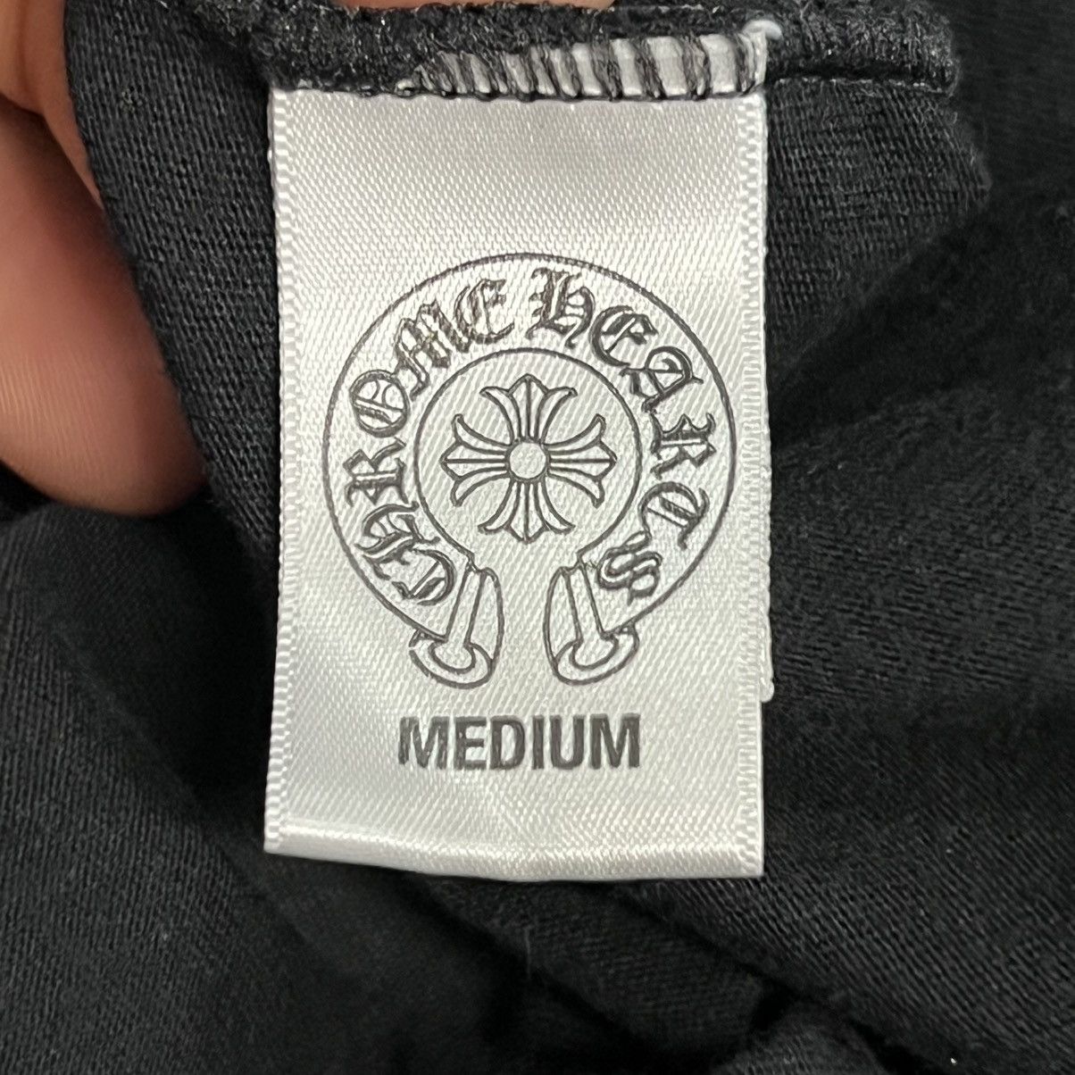Chrome Hearts Chrome Hearts Square Cross Pocket Tee Black Grey Size US M / EU 48-50 / 2 - 7 Thumbnail