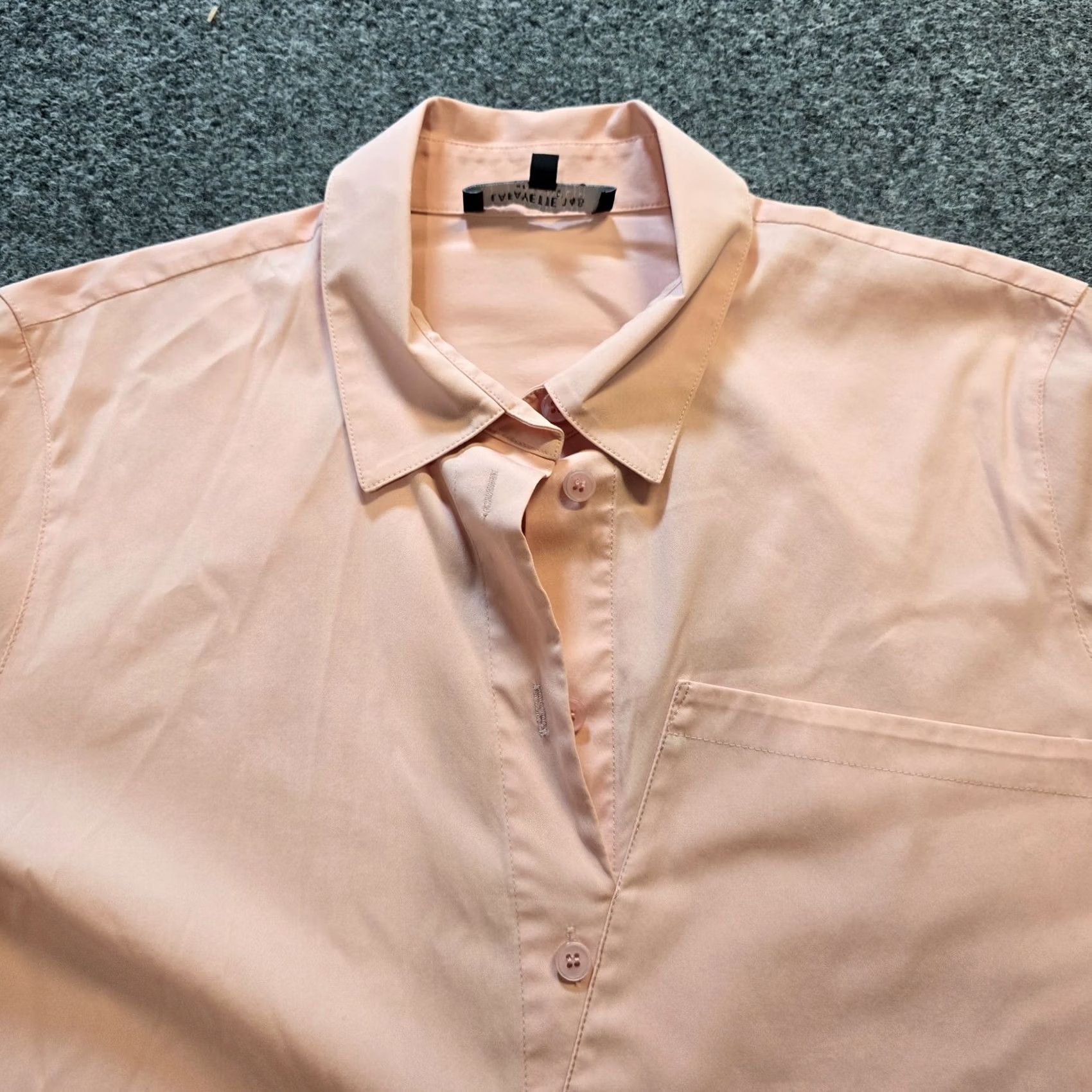 Pinko Lafayette 148 New York Top Womens Size S Pink Popover Long Sleeve Collared Blouse Career Size S / US 4 / IT 40 - 2 Thumbnail