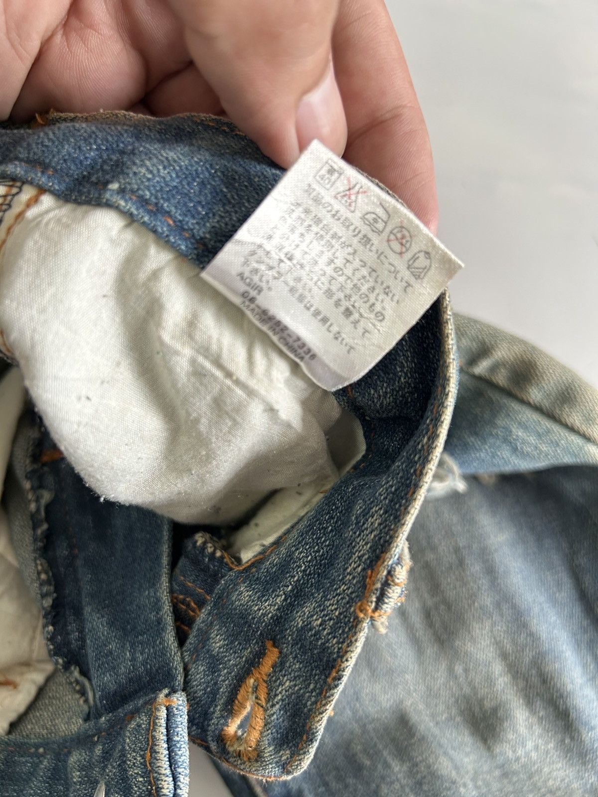 Japanese Brand × Vintage Vintage Japanese ROSA JEANS Patches Distressed Flare Denim Size US 27 - 19 Thumbnail