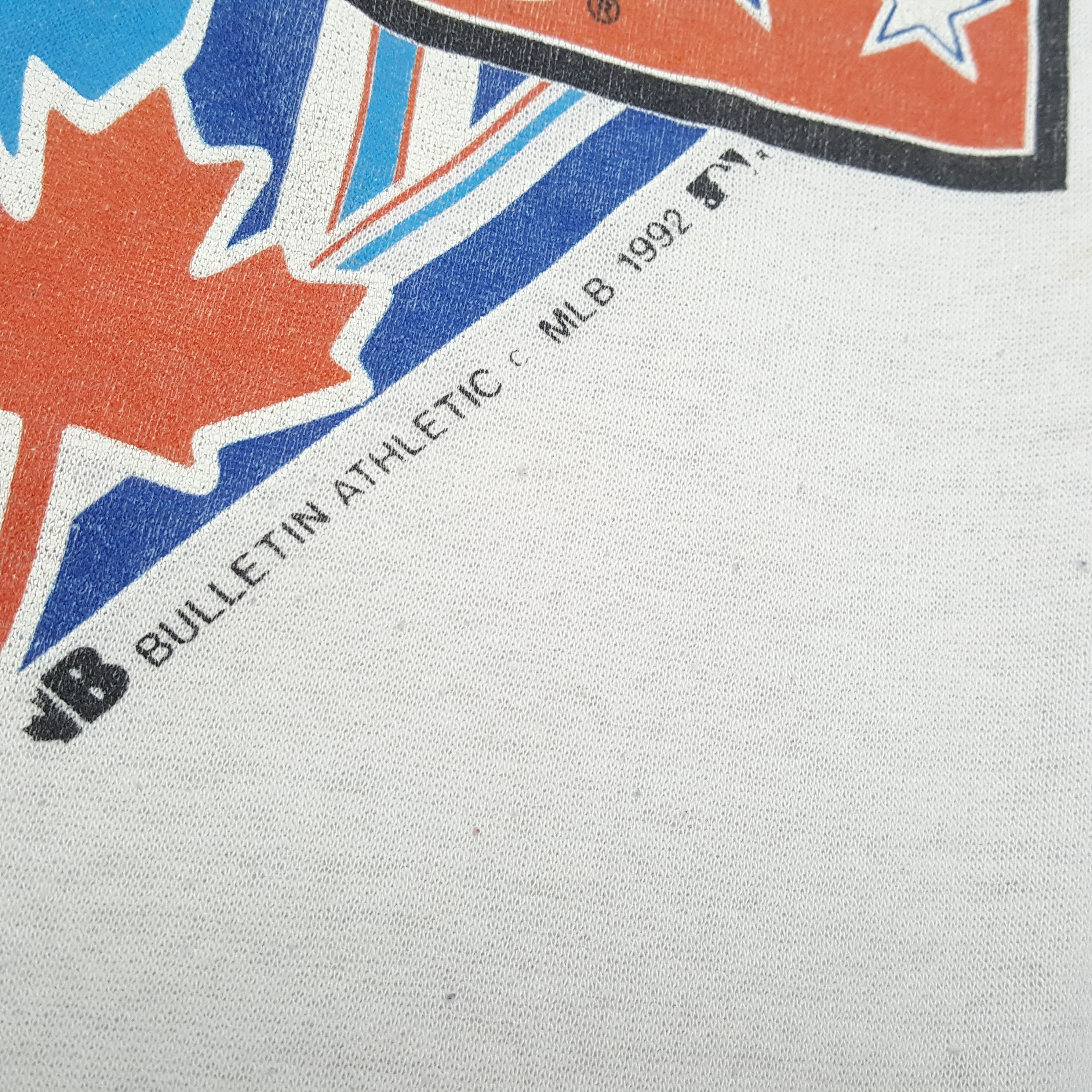 MLB × Vintage Vintage 90s TORONTO BLUE JAY Baseball Distressed Sweatshirt Size US XL / EU 56 / 4 - 7 Thumbnail