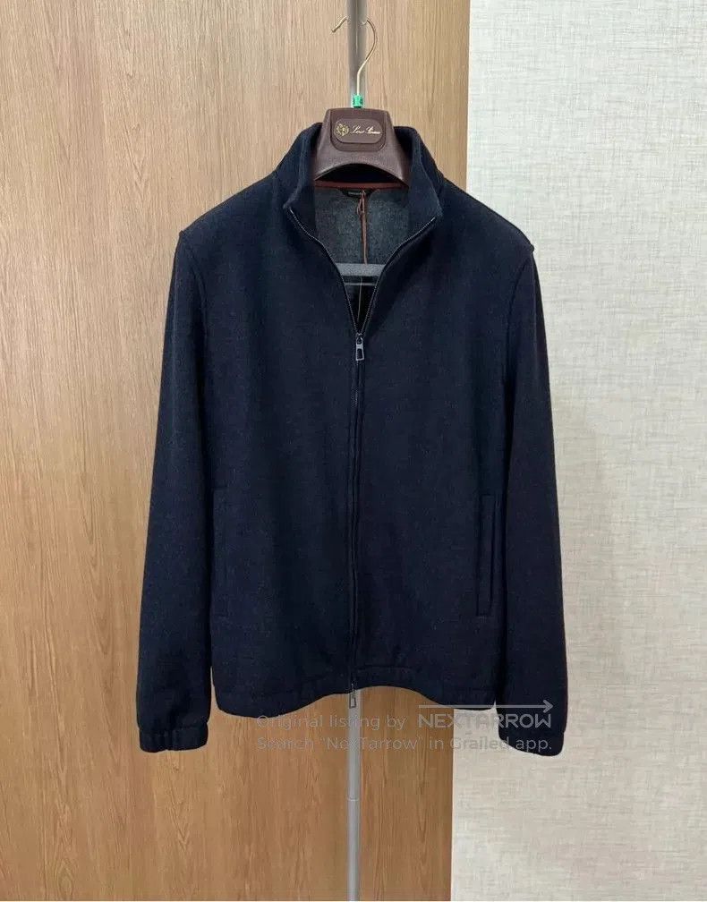 Loro Piana 23AW Cashmere Knit Jacket.