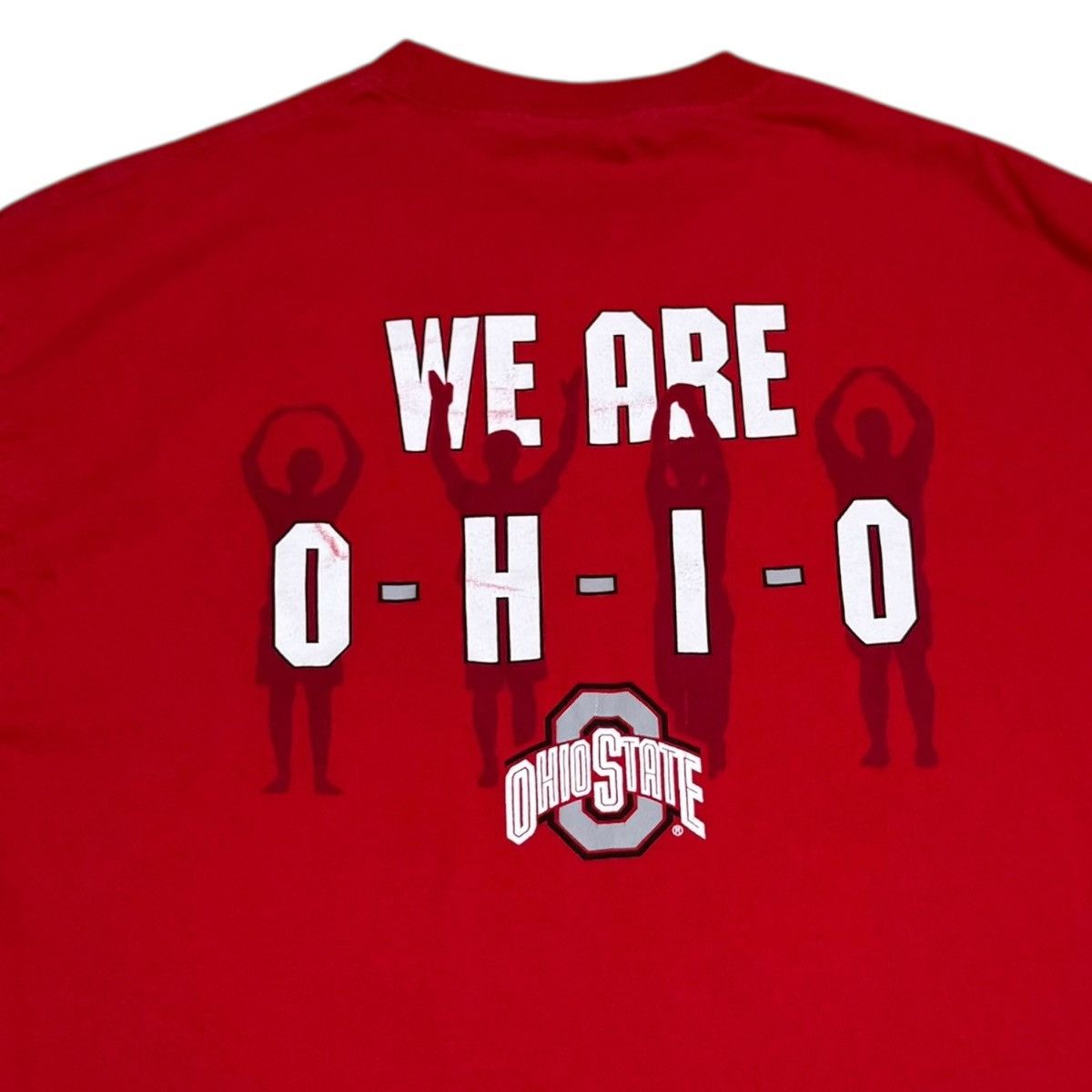Vintage 2000s Nike Center Swoosh Ohio State Buckeyes Red Shirt XL Size US XL / EU 56 / 4 - 4 Thumbnail