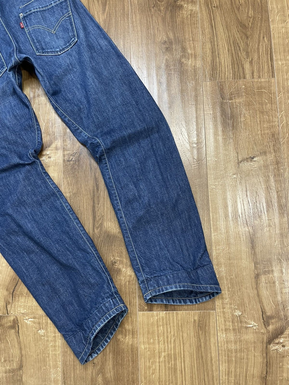 Levi's Vintage Levi’s 835 Blue Denim Straight Cowboy Jeans Pants Size US 30 / EU 46 - 14 Thumbnail