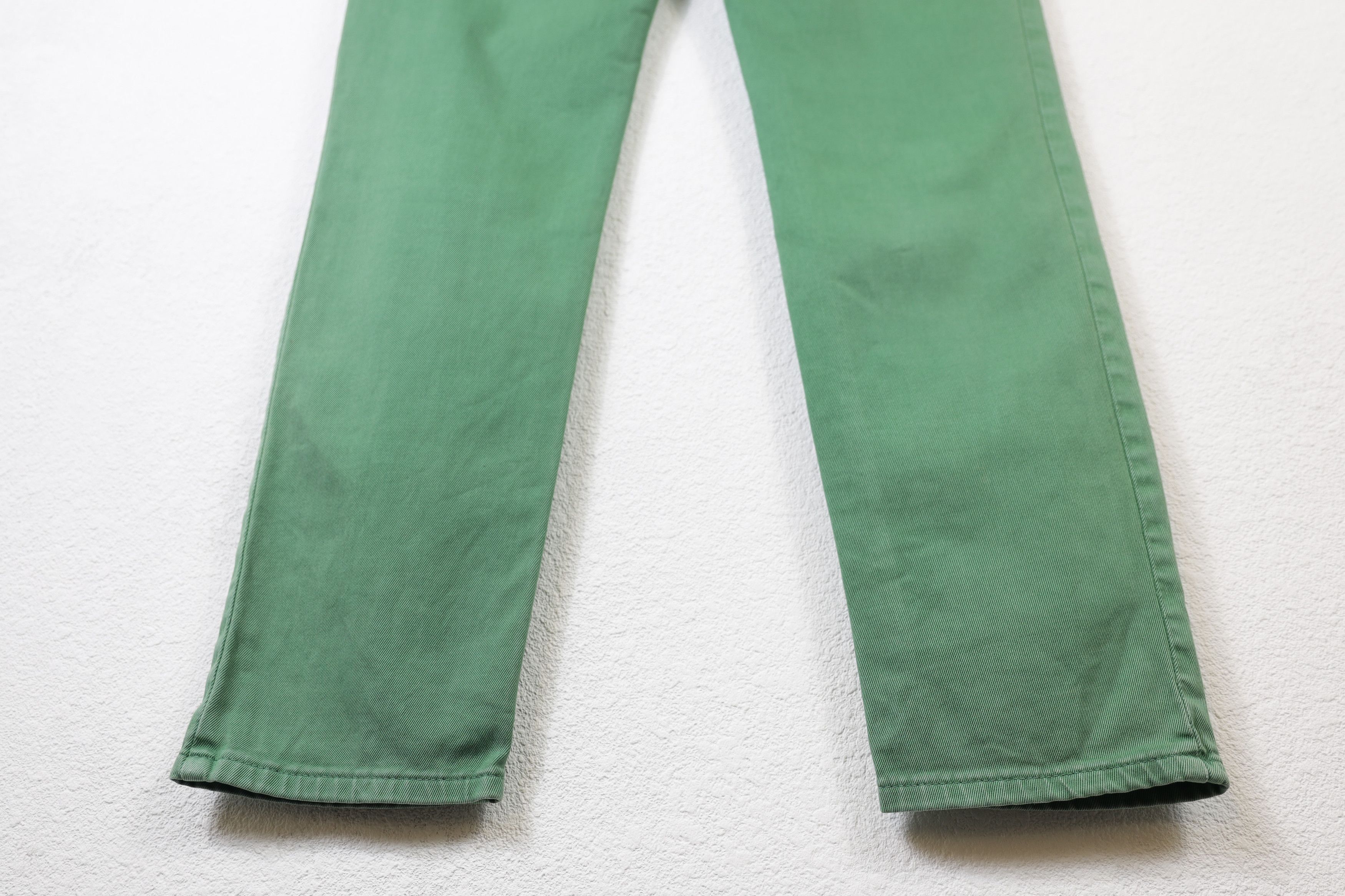 Gucci Womens Gucci Logo Green Denim Jeans Pants Y2K Size 28" / US 6 / IT 42 - 13 Thumbnail