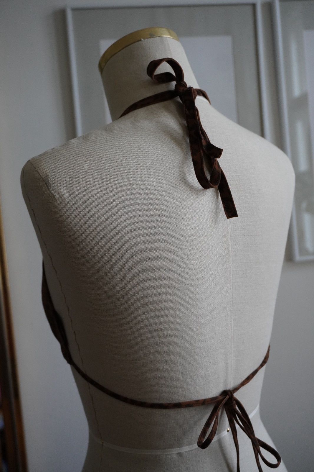 Other Genuine Leather Triangle Bra Leopard Print UK Brand “Other” Size M / US 6-8 / IT 42-44 - 4 Thumbnail