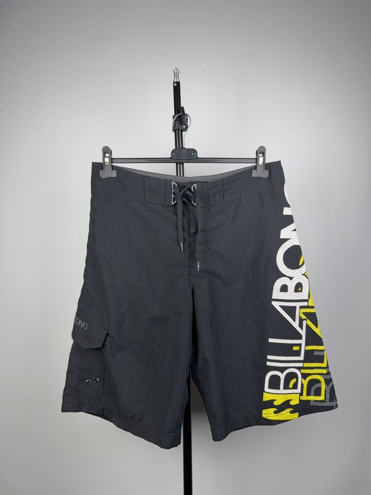 Billabong Retro Y2K 00s Billabong Black Logo Surf Board Shorts sz 32 Size US 32 / EU 48 - 1 Thumbnail