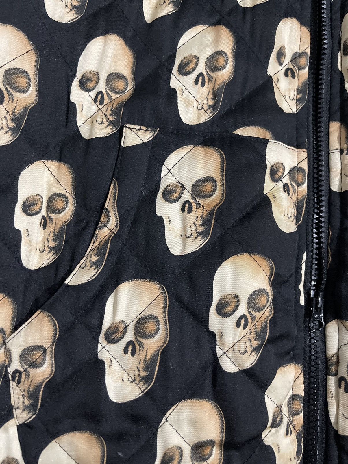 Japanese Brand AND SUNS SKULS FULLPRINT HOODIE JACKET Size US L / EU 52-54 / 3 - 13 Thumbnail