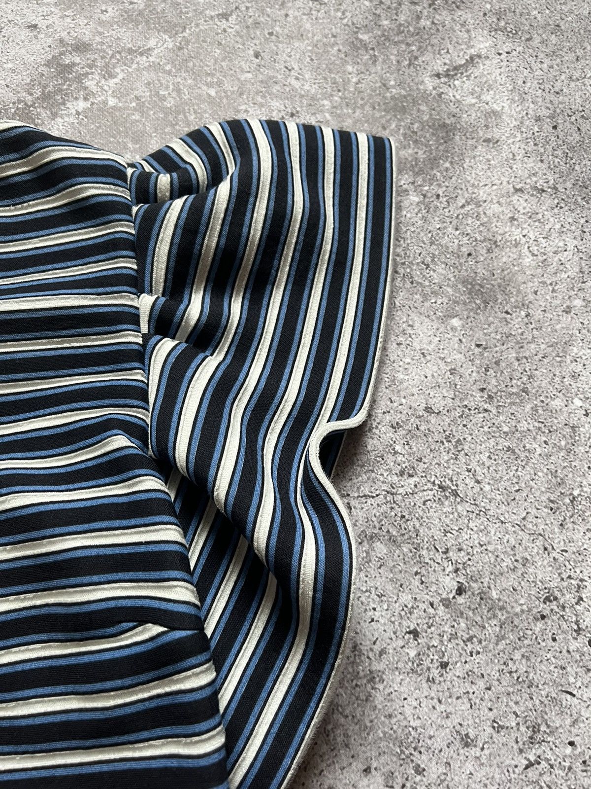 MSGM MSGM Milano Striped Ruffle Short Sleeve Top Size M / US 6-8 / IT 42-44 - 7 Thumbnail