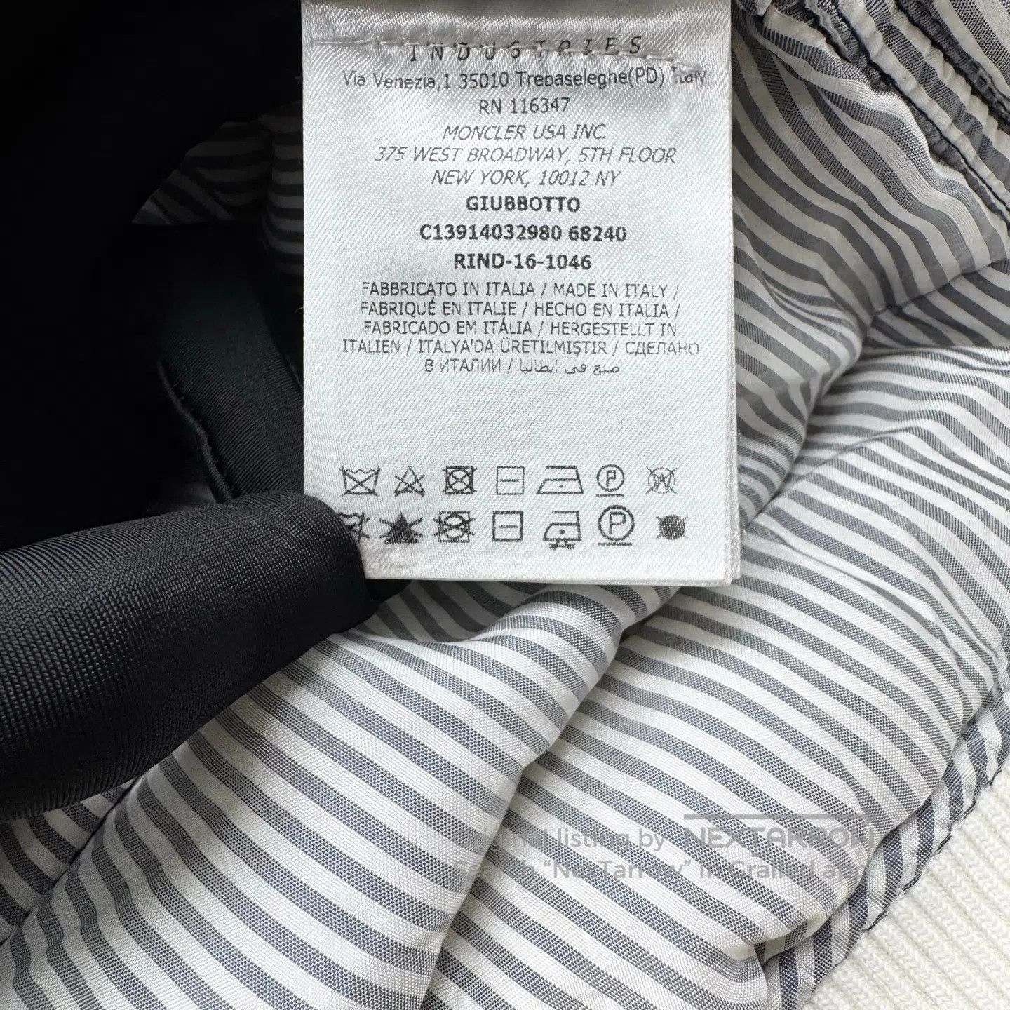 Moncler Moncler Inner Color Block Full-Print Sleeve Logo Goose Dow Size US L / EU 52-54 / 3 - 6 Thumbnail