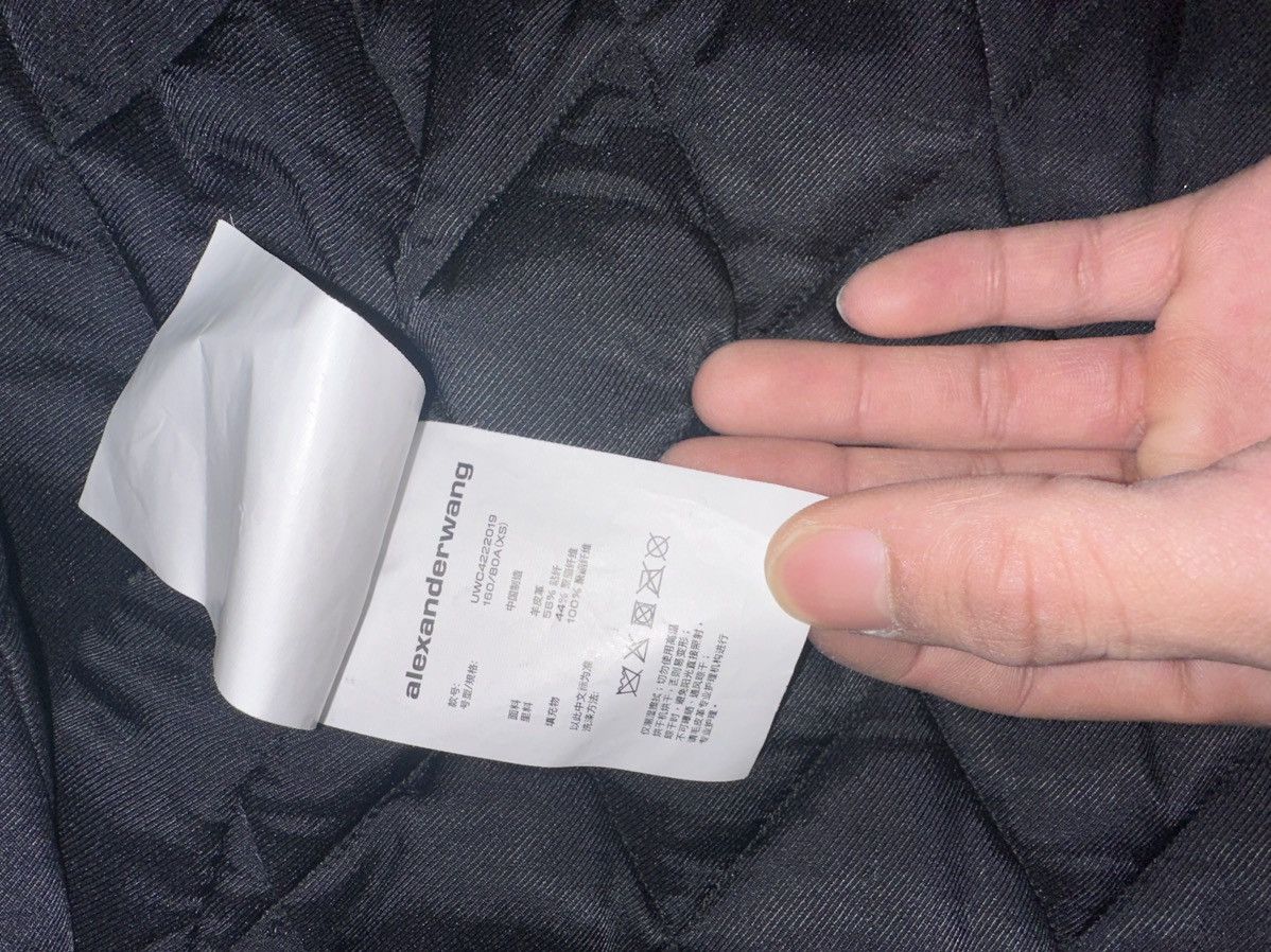 Alexander Wang Alexander Wang Moto Padded Oversized Vest Unisex Size XS / US 0-2 / IT 36-38 - 3 Thumbnail