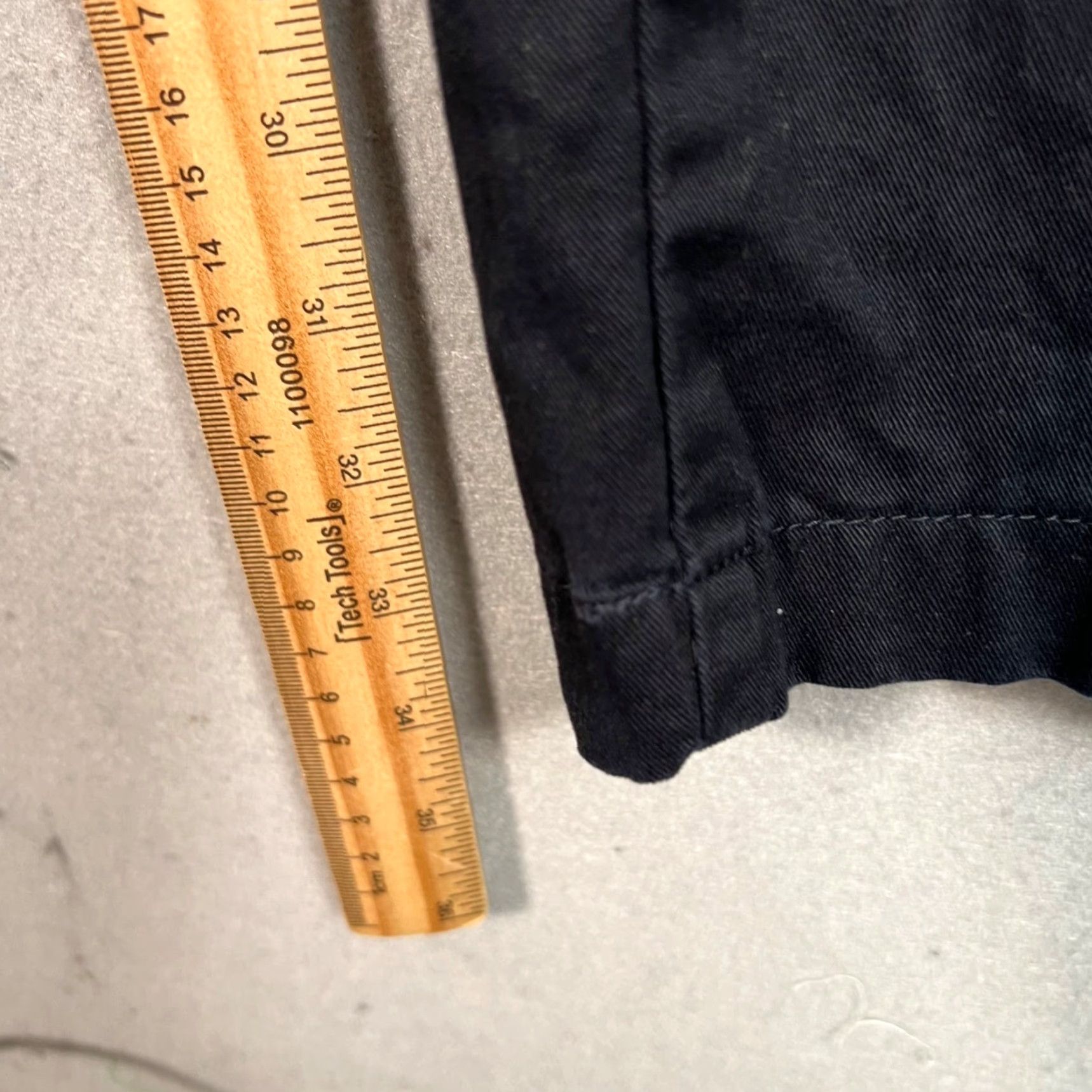 Uniqlo Uniqlo Mens Navy Blue Slim-Fit Chino Pants Size 32 x 36 Cotton Blend Size US 32 / EU 48 - 6 Thumbnail