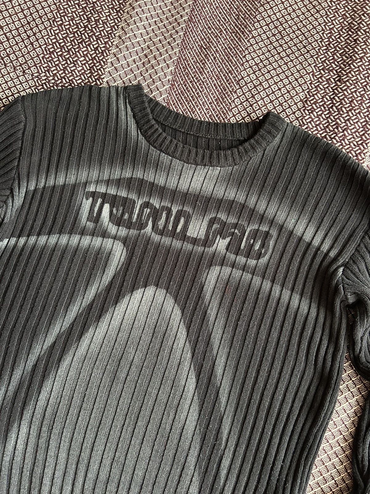 Vintage Vintage Y2K Diesel Vibe Gothic Sweater Knitted Unisex Size S Size US S / EU 44-46 / 1 - 4 Thumbnail