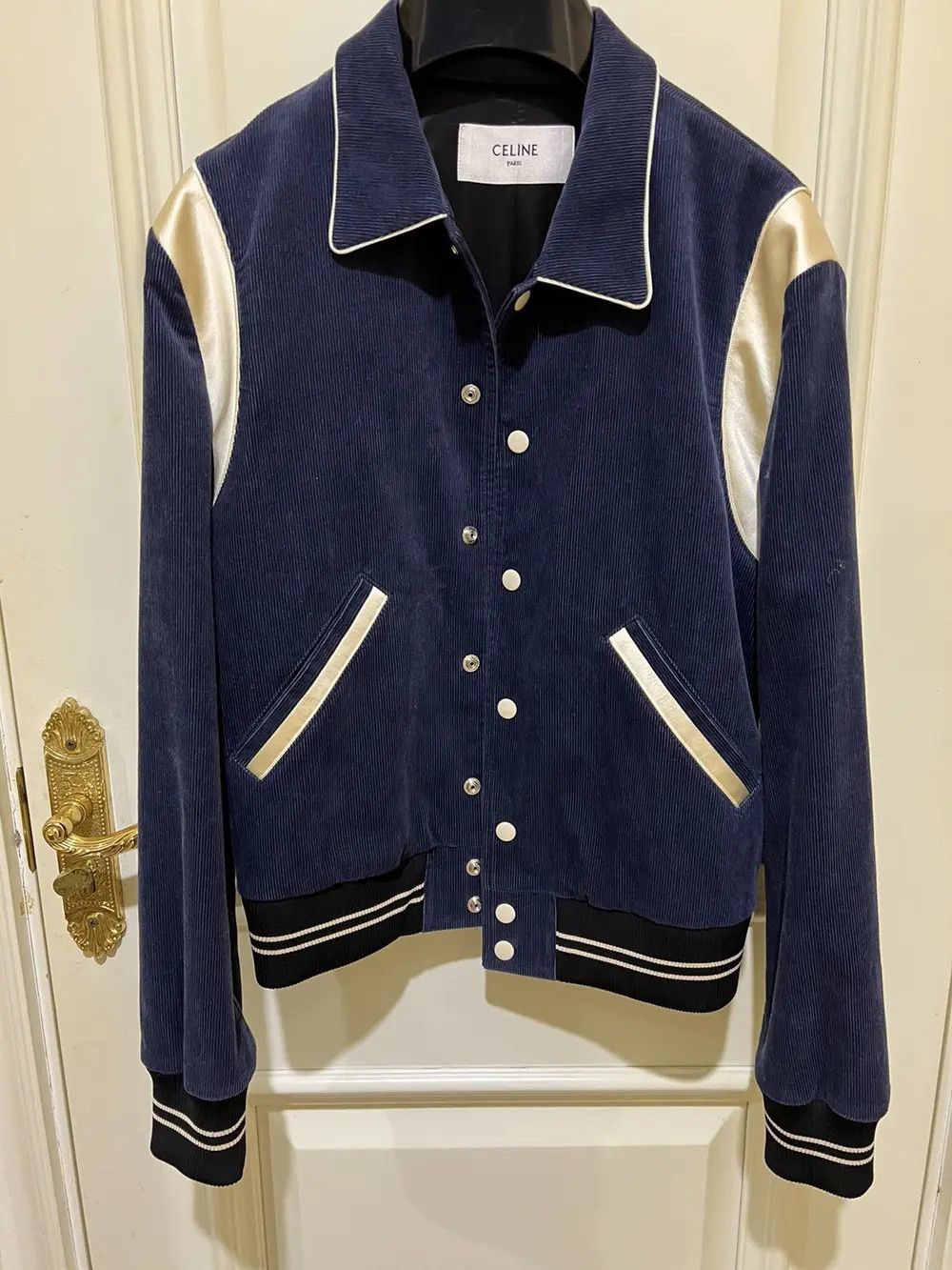 Celine Blue teddy jacket Sz46 Size US S / EU 44-46 / 1 - 1 Thumbnail