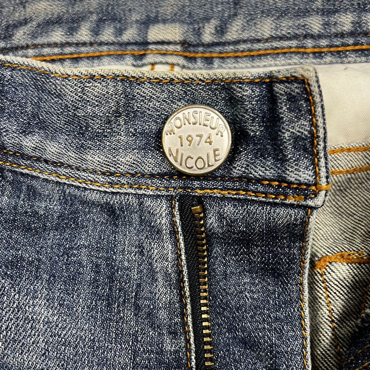 Matsuda Vintage Monsieur Nicole By Matsuda Distressed Denim Size 32" / US 10 / IT 46 - 16 Thumbnail