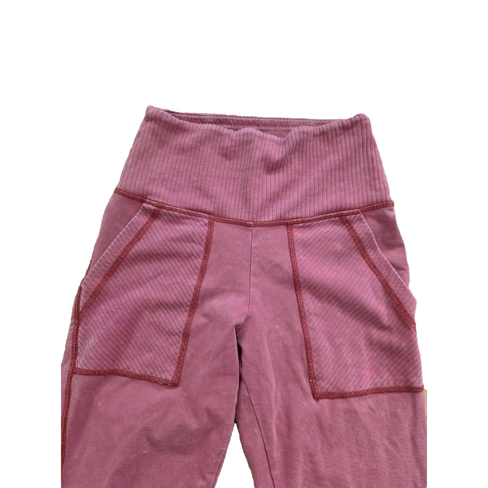 Aries Aerie Women high waisted leggings sport Pink Size XS A001050 Size 22" - 7 Thumbnail
