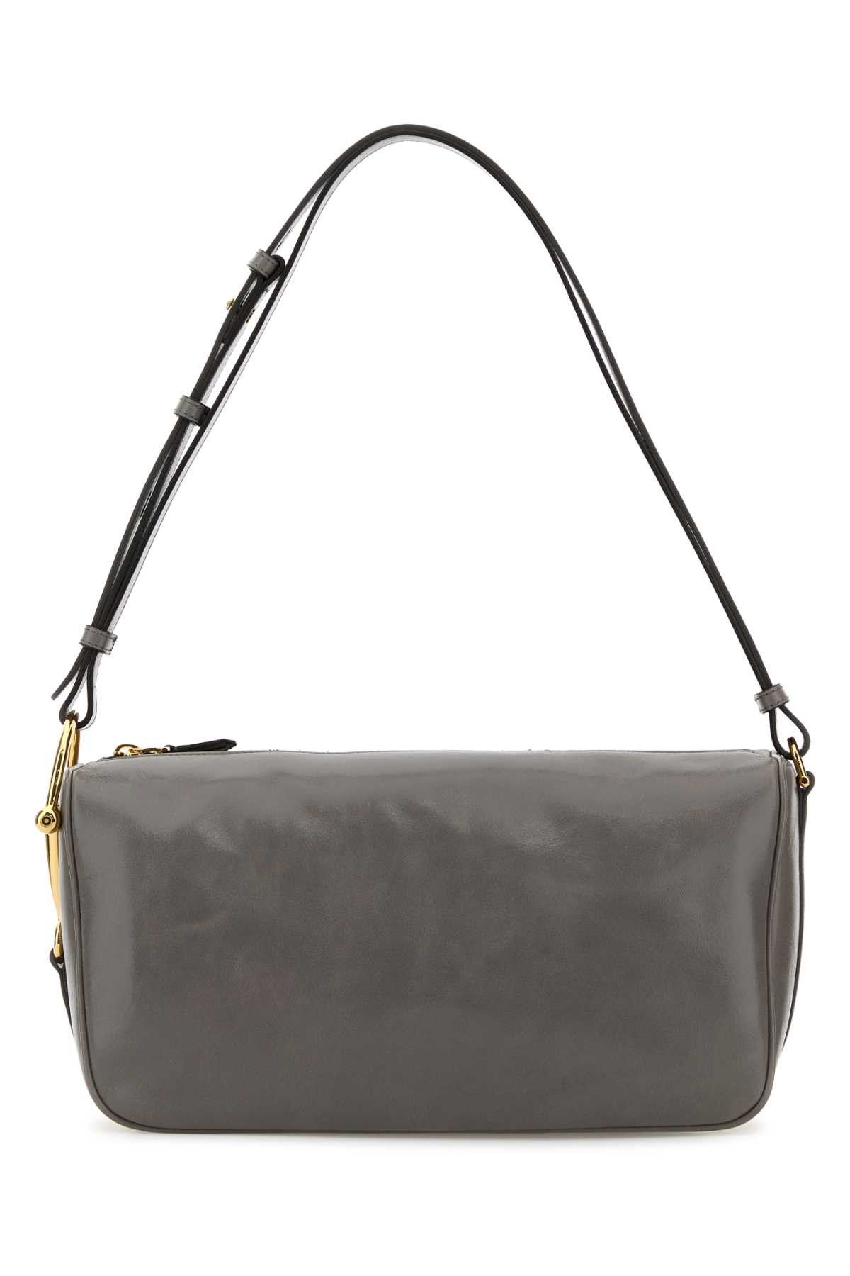 Gucci Grey Leather Shoulder Bag Size ONE SIZE - 1 Thumbnail